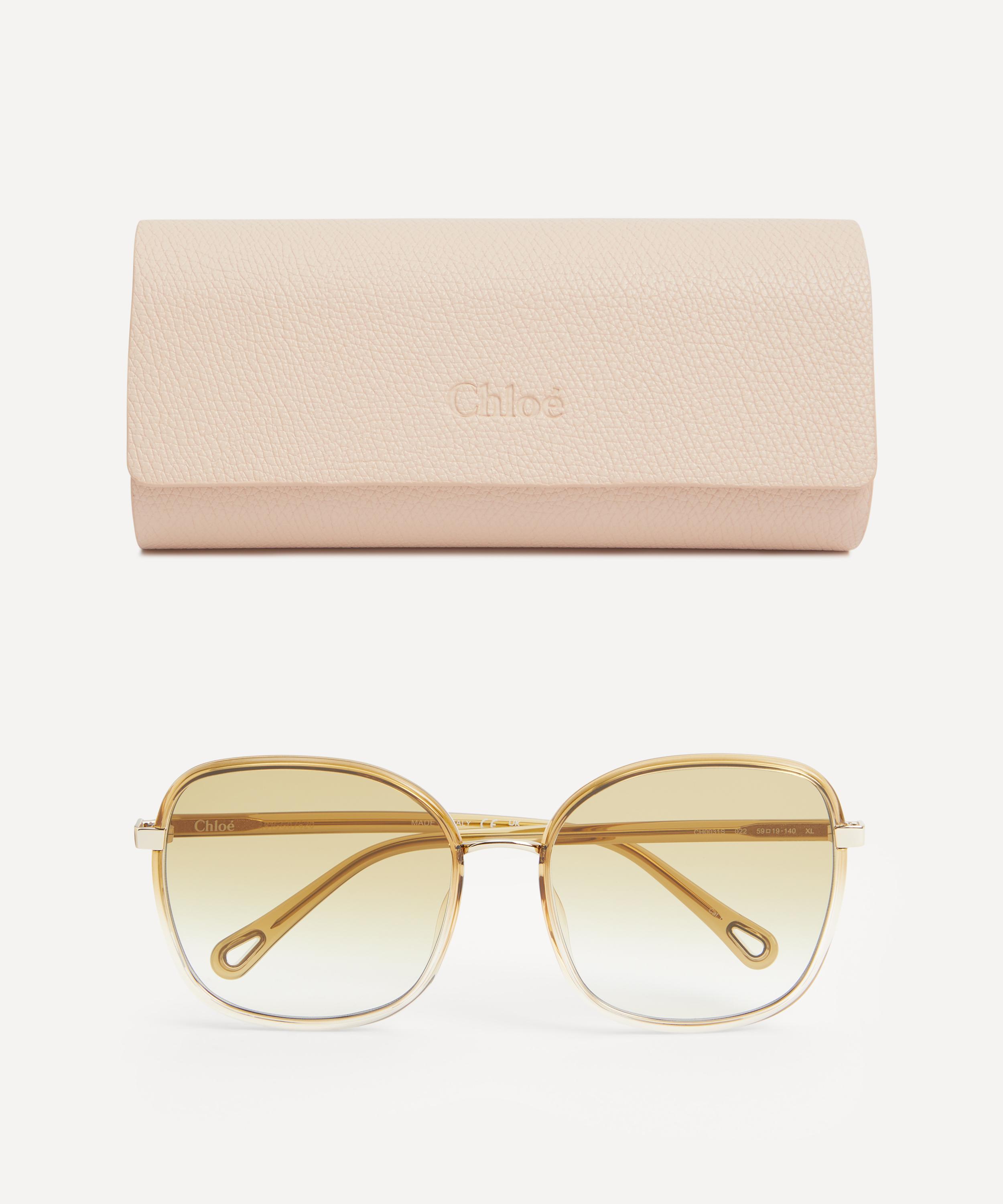 Chloé - Square Translucent Acetate Sunglasses image number 3