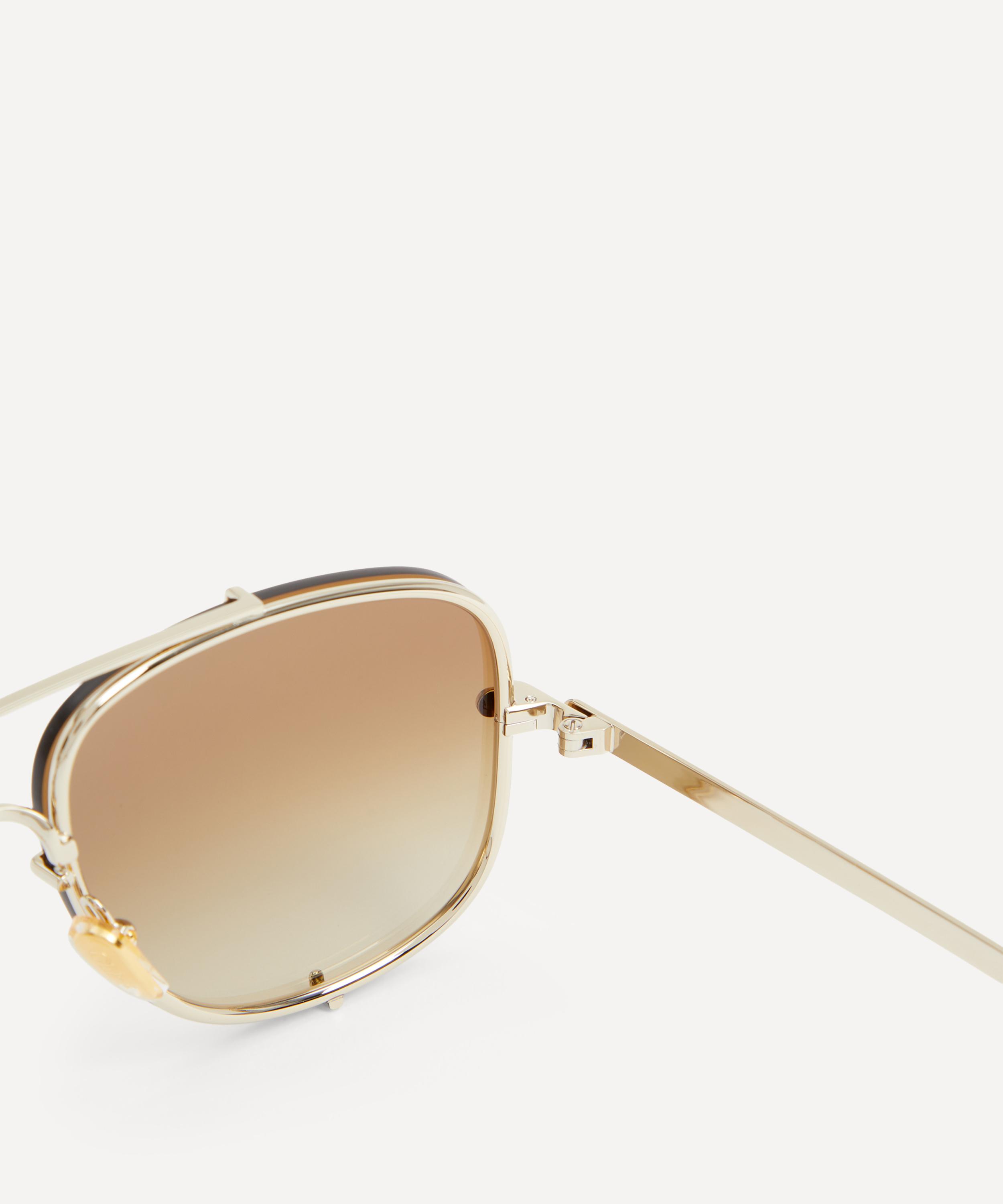 Chloé - Aviator Metal Sunglasses image number 2