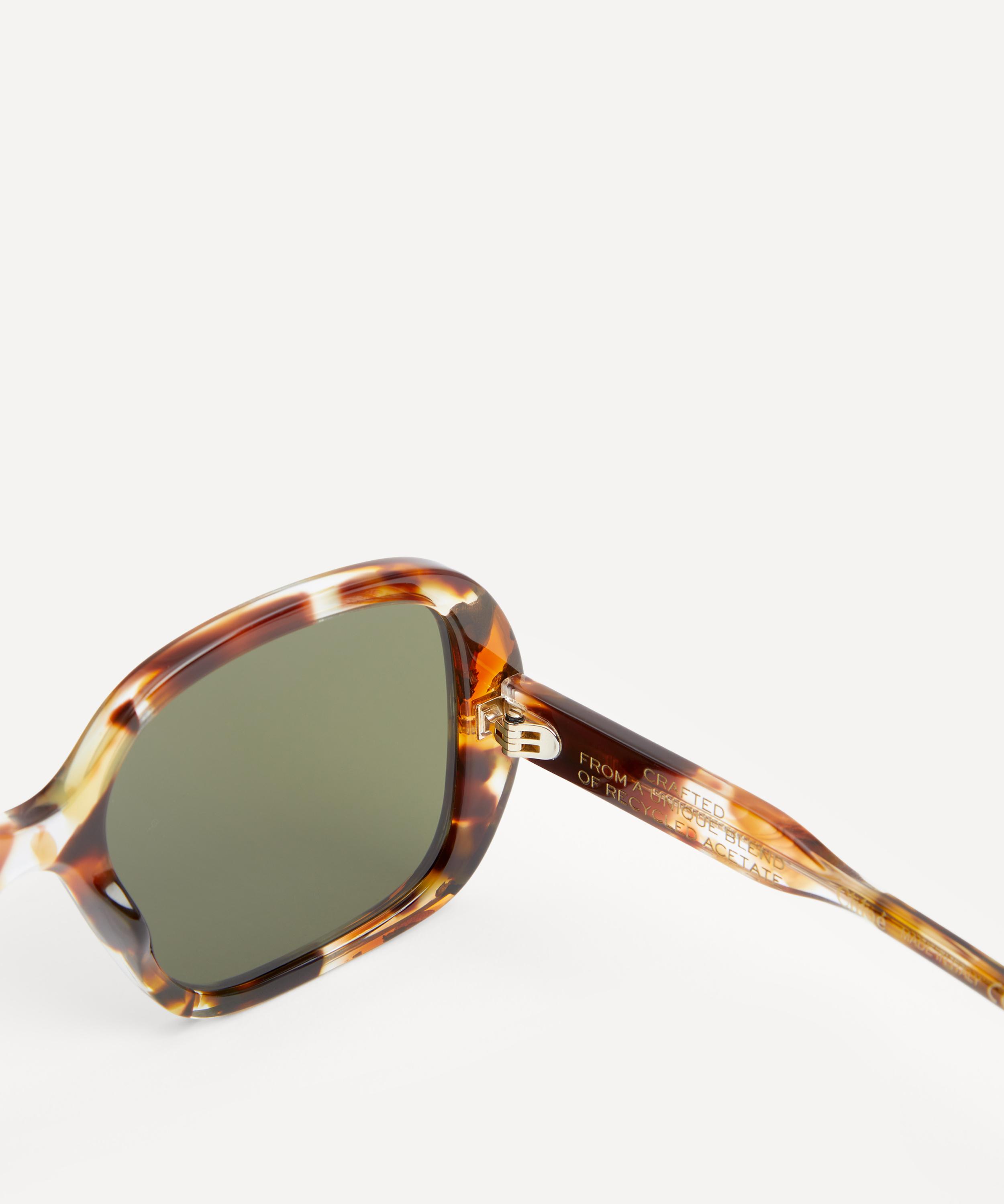Chloé - Square Translucent Havana Acetate Sunglasses image number 2