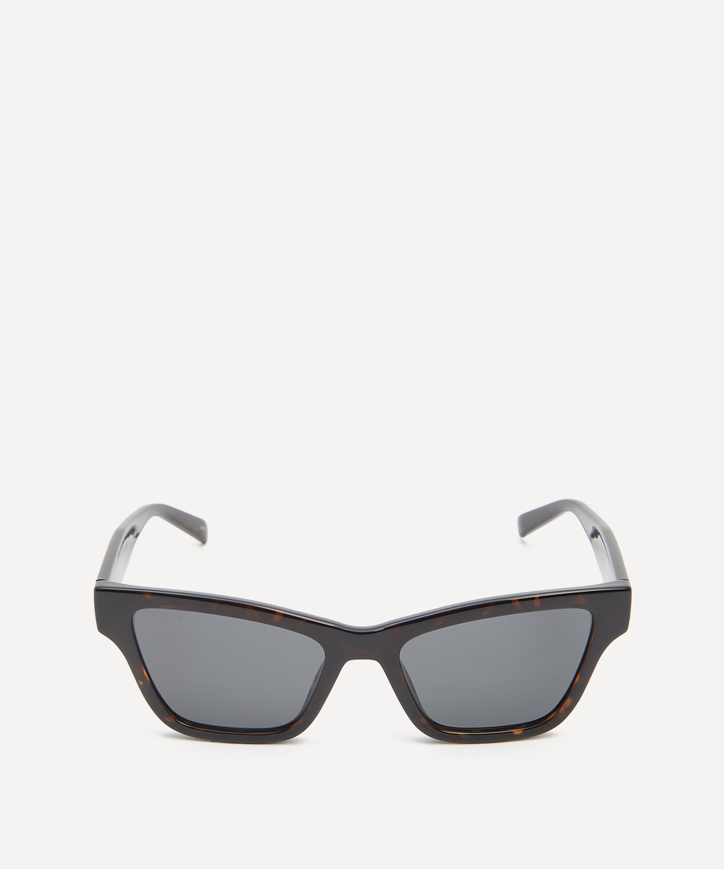 Gucci - Chunky Cat Eye Havana Acetate Sunglasses image number 0
