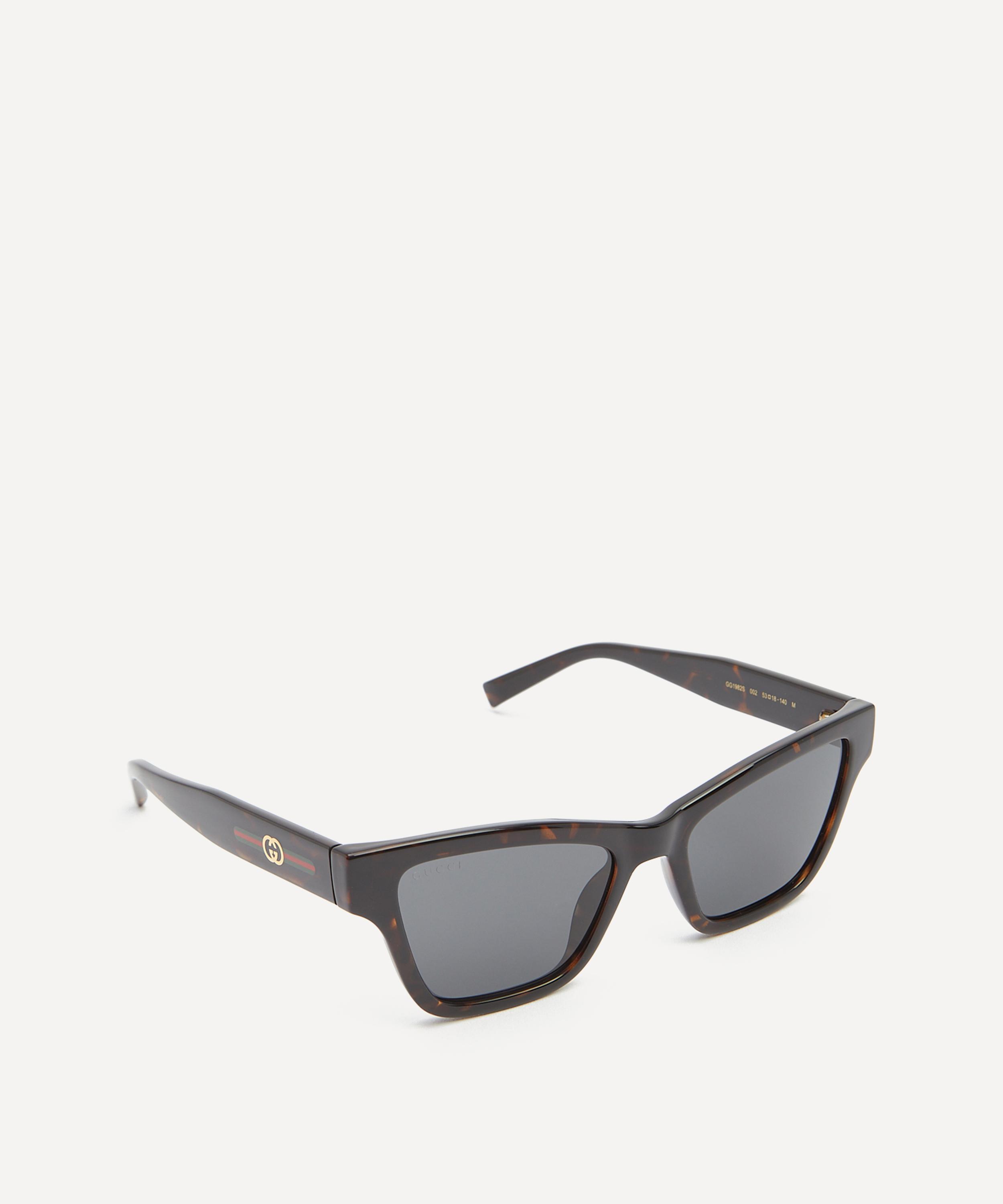 Gucci - Chunky Cat Eye Havana Acetate Sunglasses image number 1