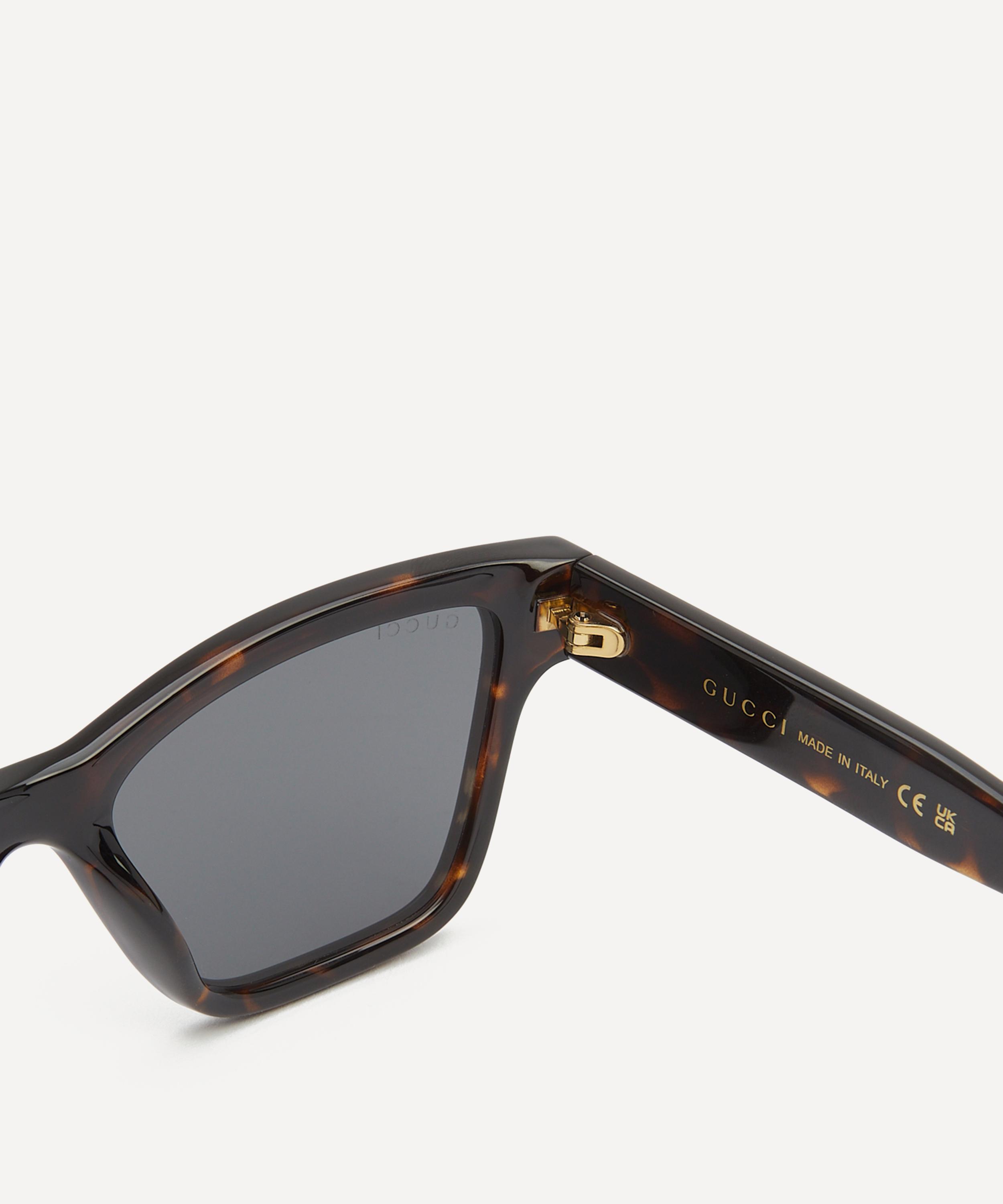 Gucci - Chunky Cat Eye Havana Acetate Sunglasses image number 2