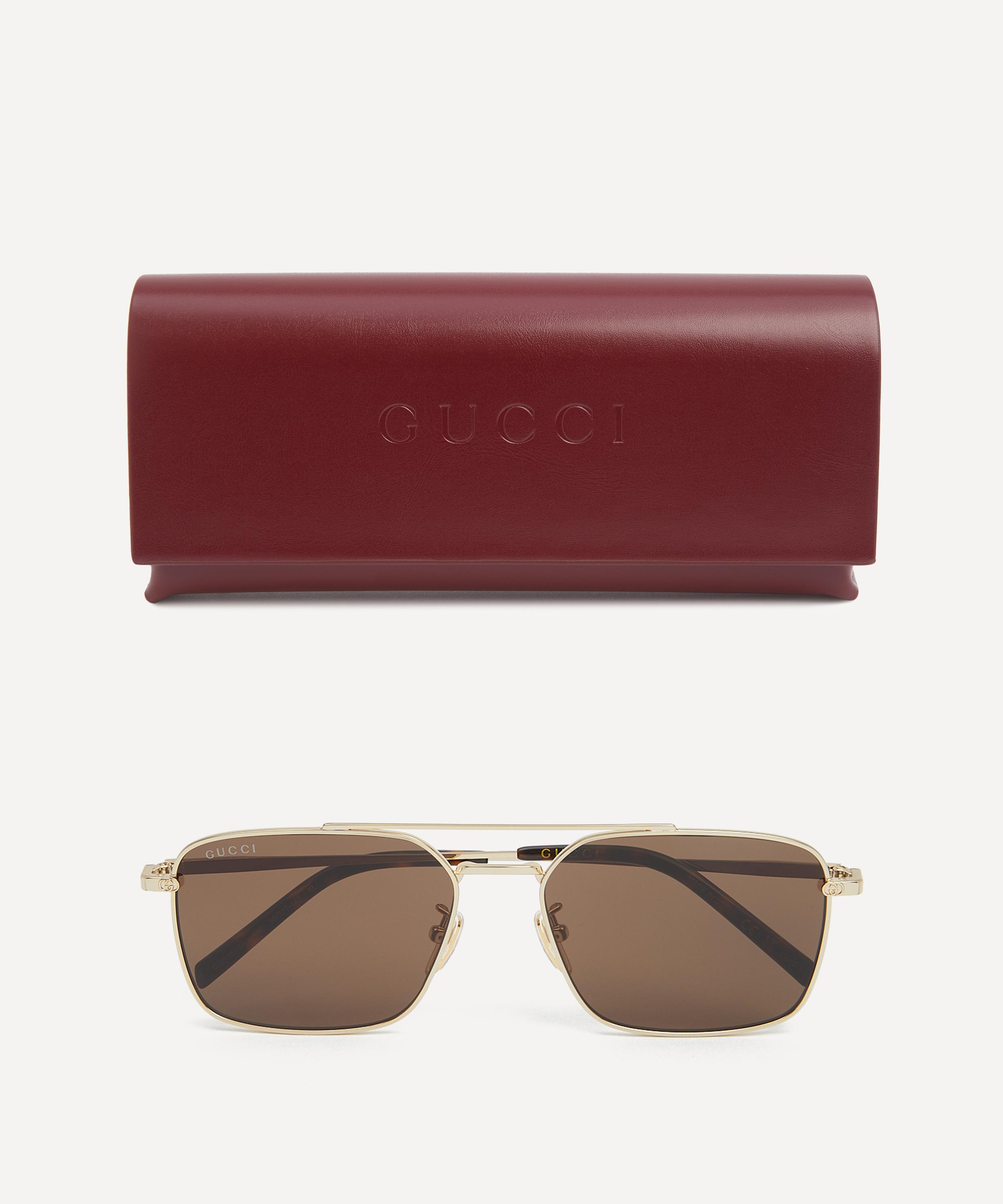 Gucci - Square Metal Sunglasses image number 3