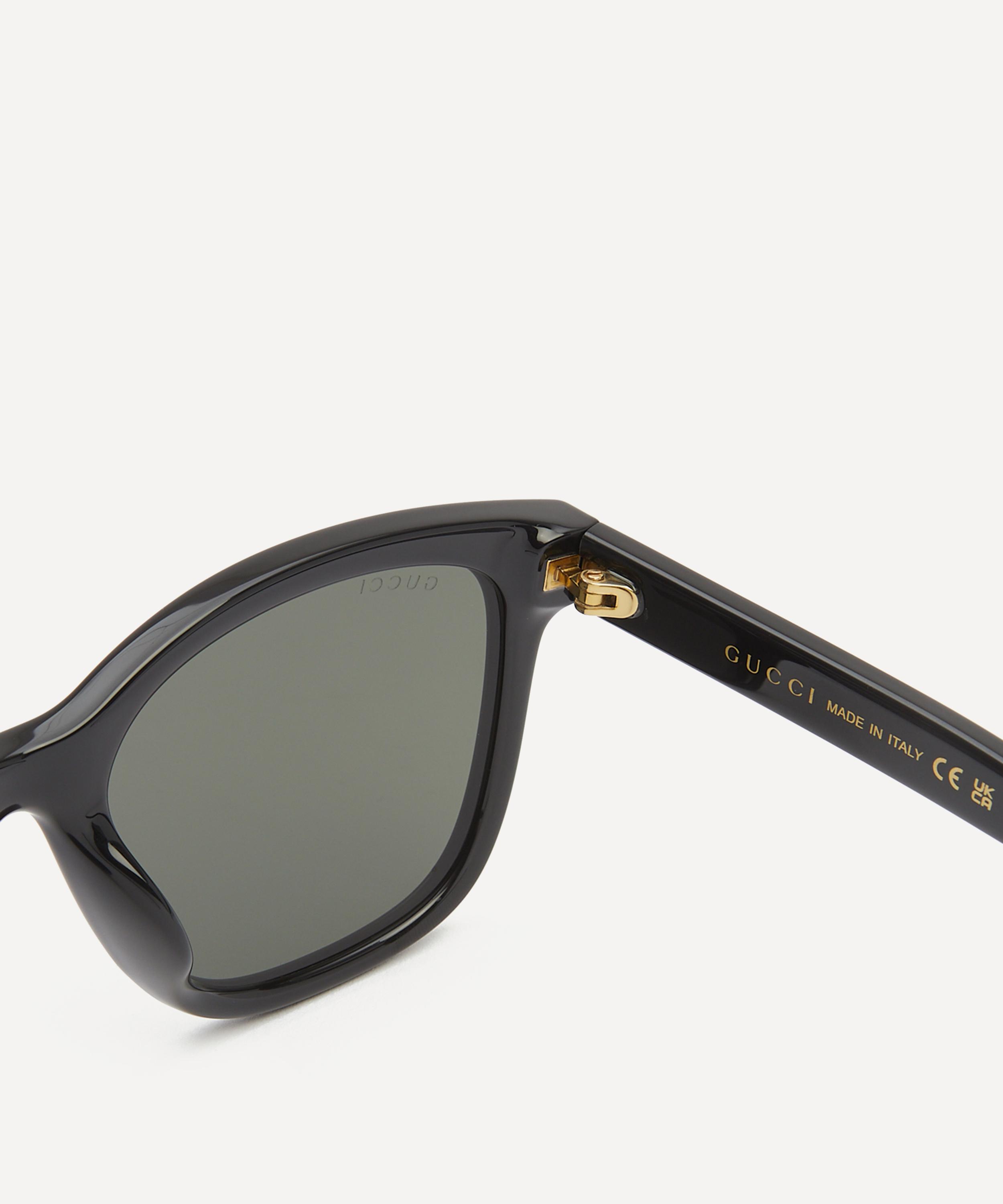 Gucci - Square Black Acetate Sunglasses image number 2