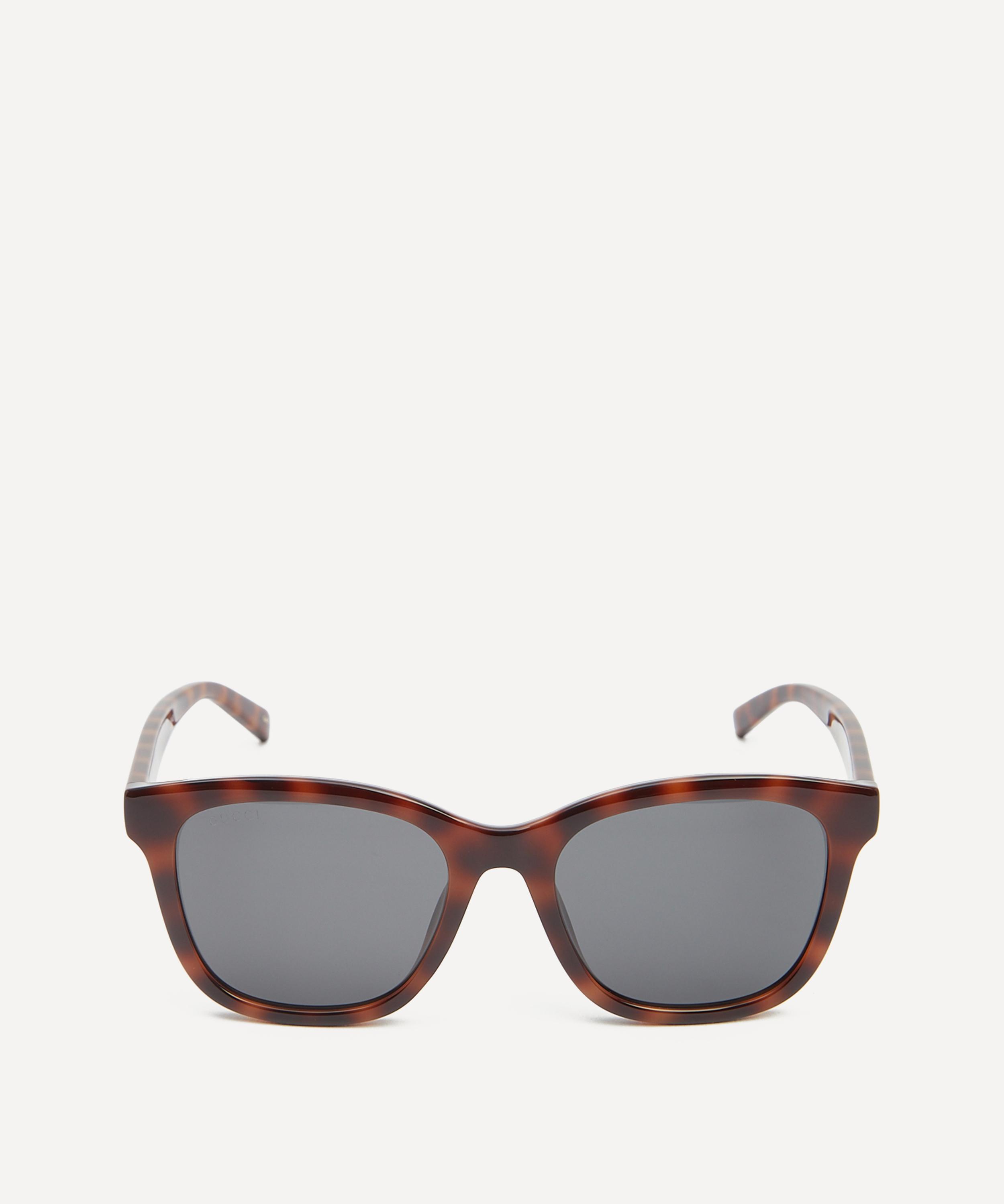 Gucci - Square Havana Acetate Sunglasses image number 0