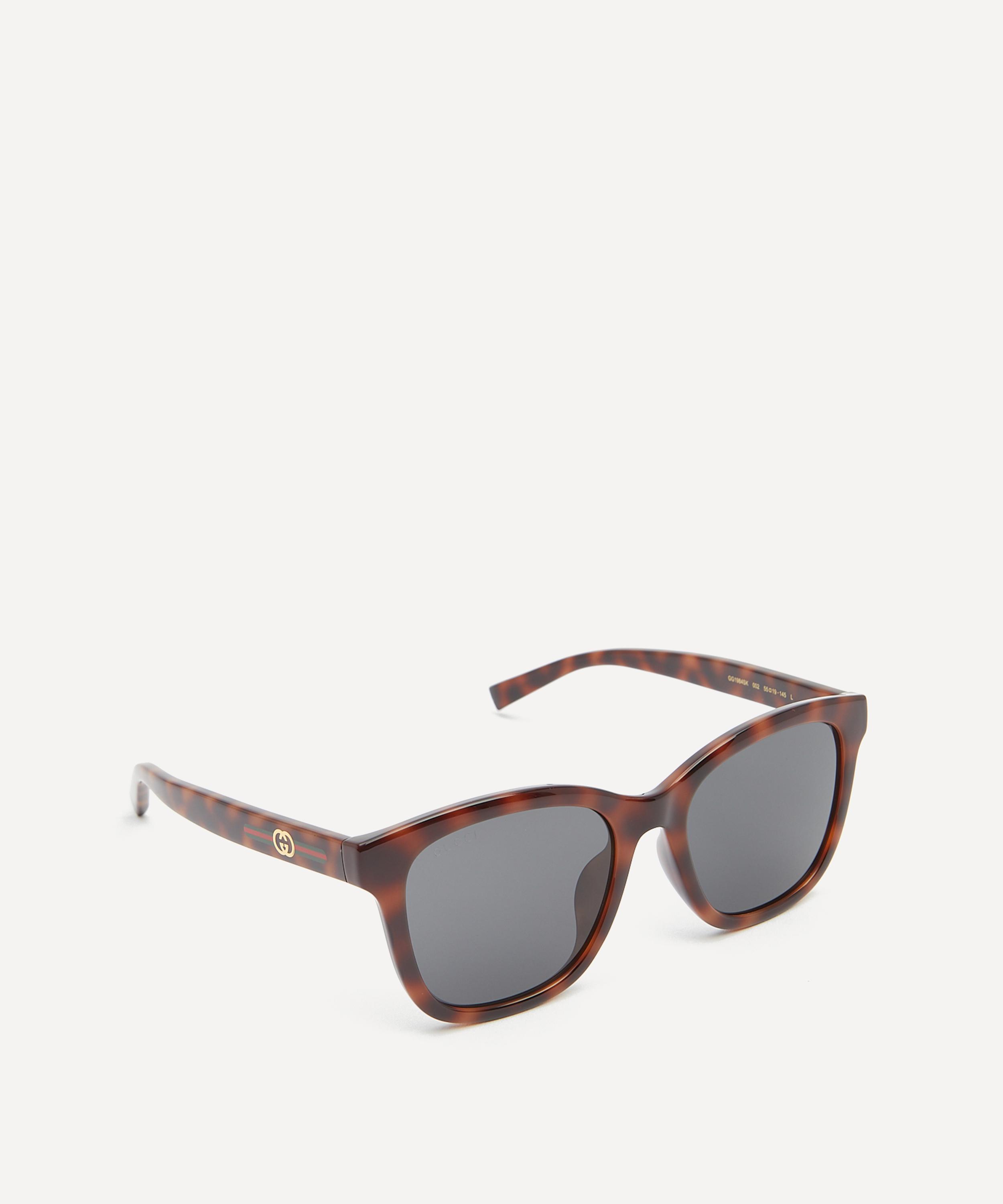 Gucci - Square Havana Acetate Sunglasses image number 1