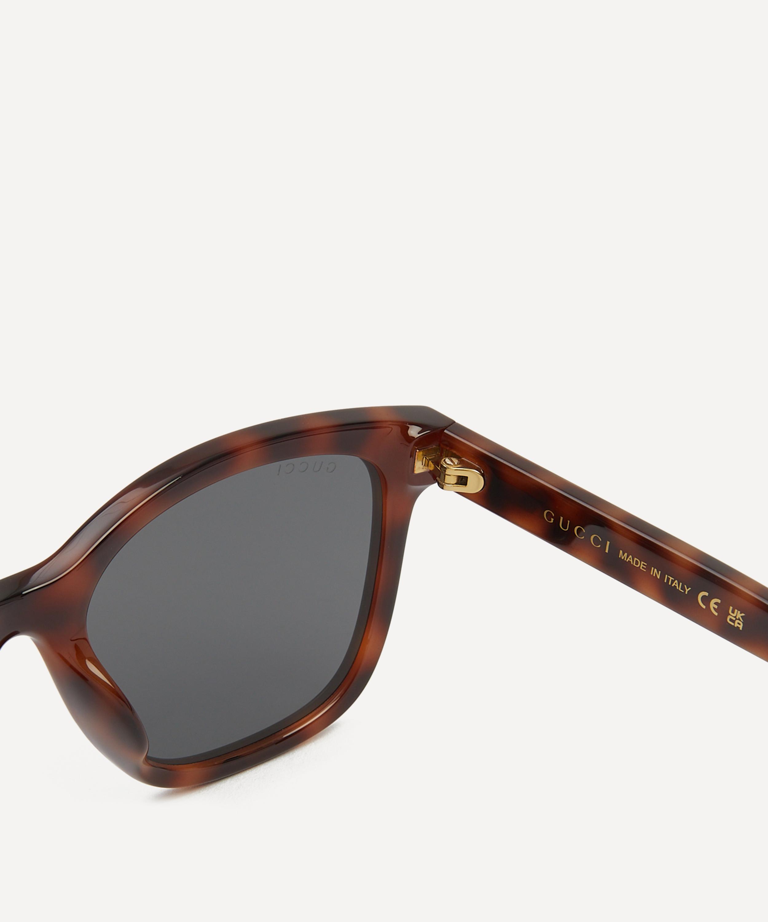 Gucci - Square Havana Acetate Sunglasses image number 2