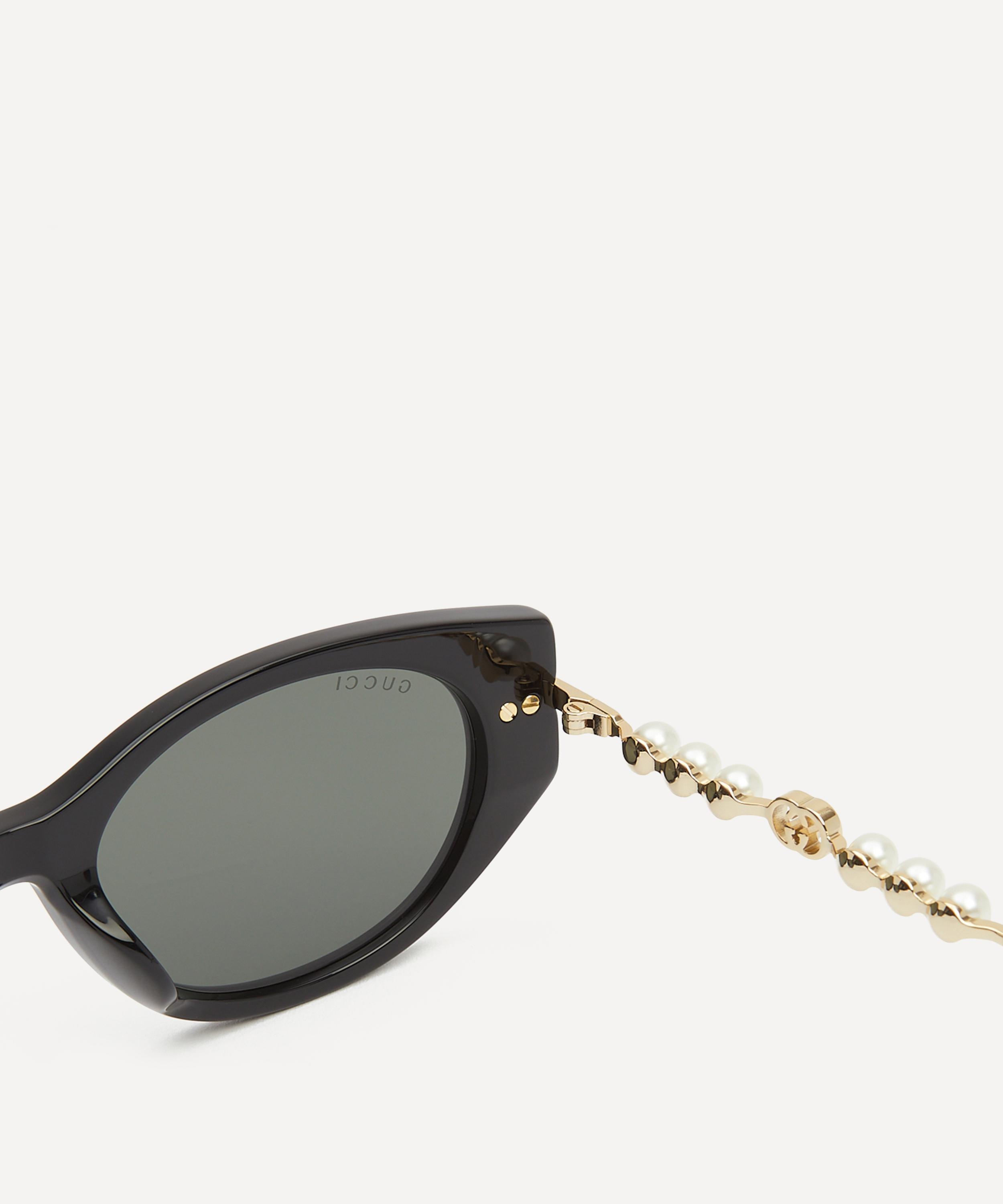 Gucci - Cat Eye Combination Sunglasses image number 2