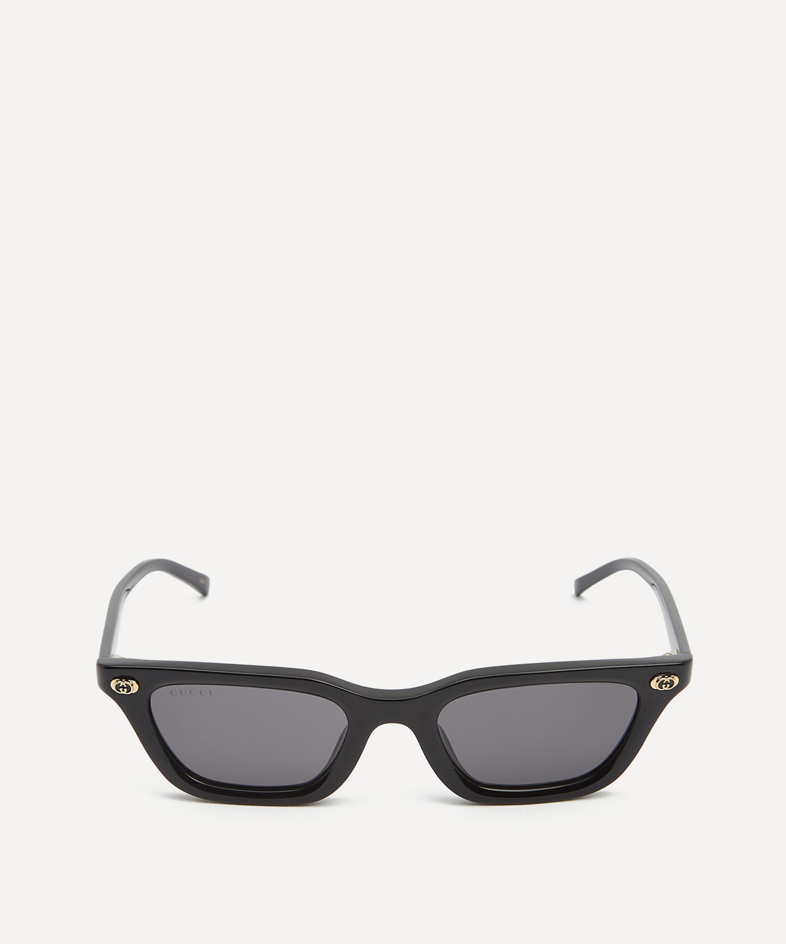 Gucci - Slim Square Black Acetate Sunglasses image number 0