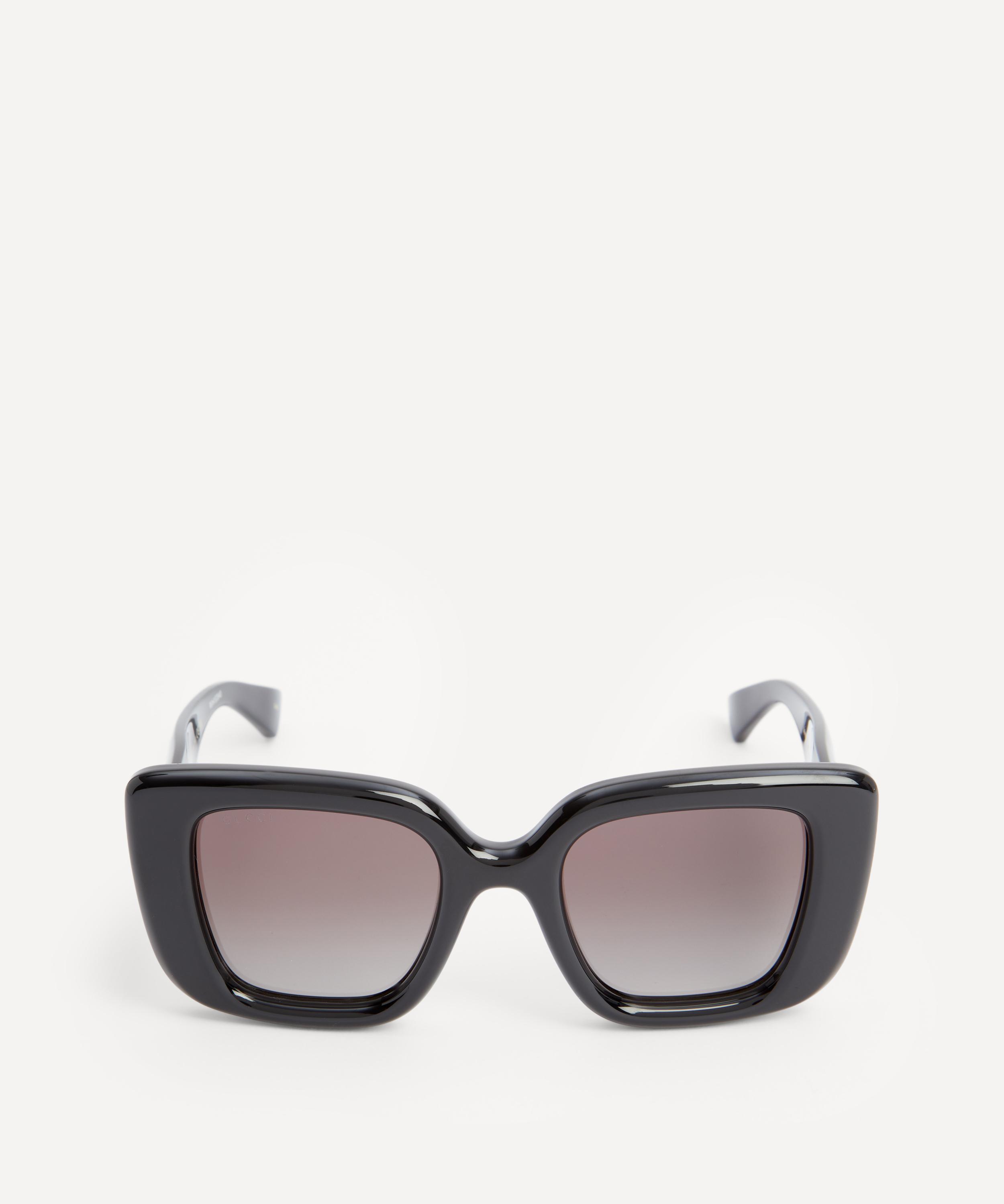 Gucci - Square Black Acetate Sunglasses
