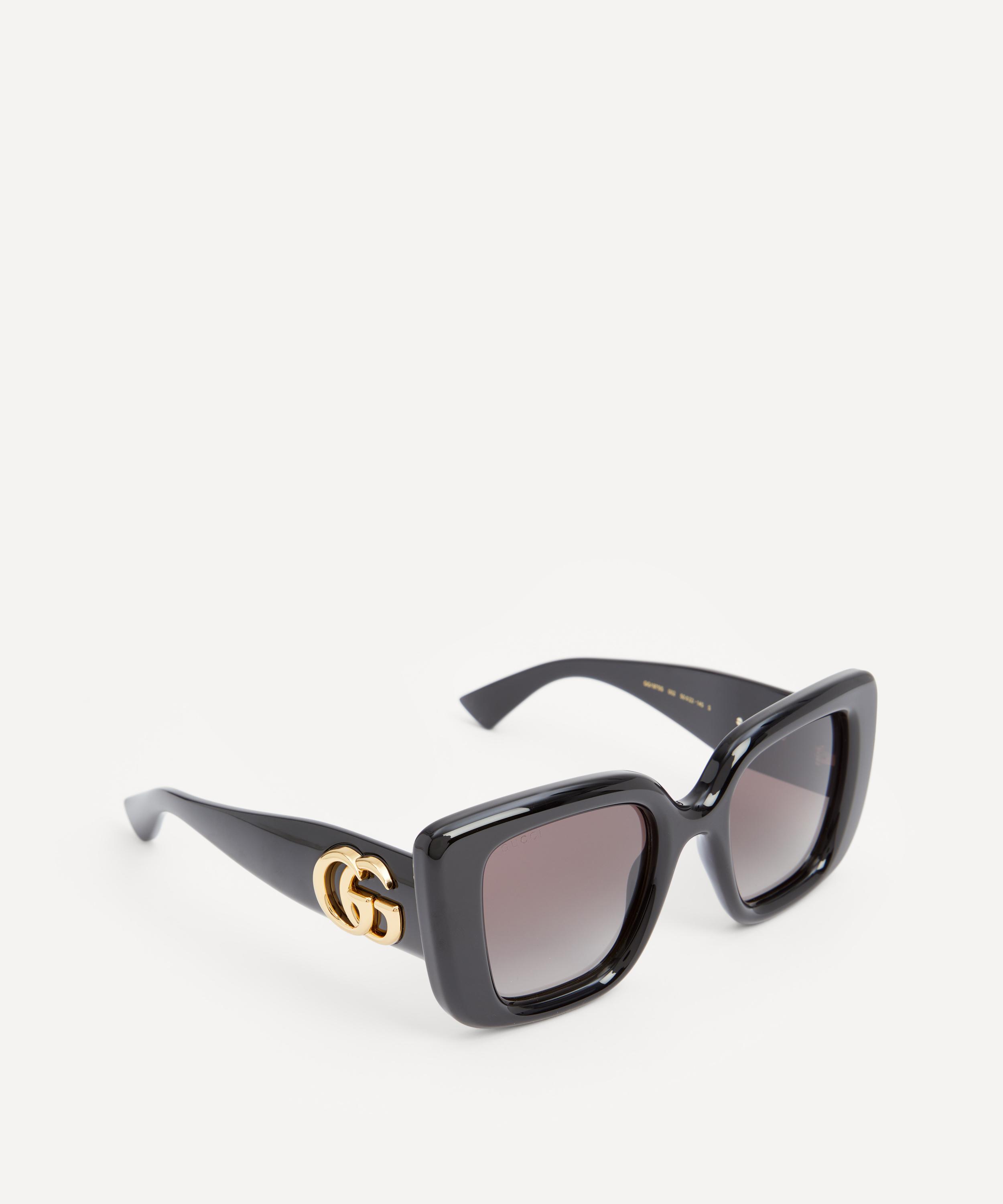 Gucci - Square Black Acetate Sunglasses image number 1