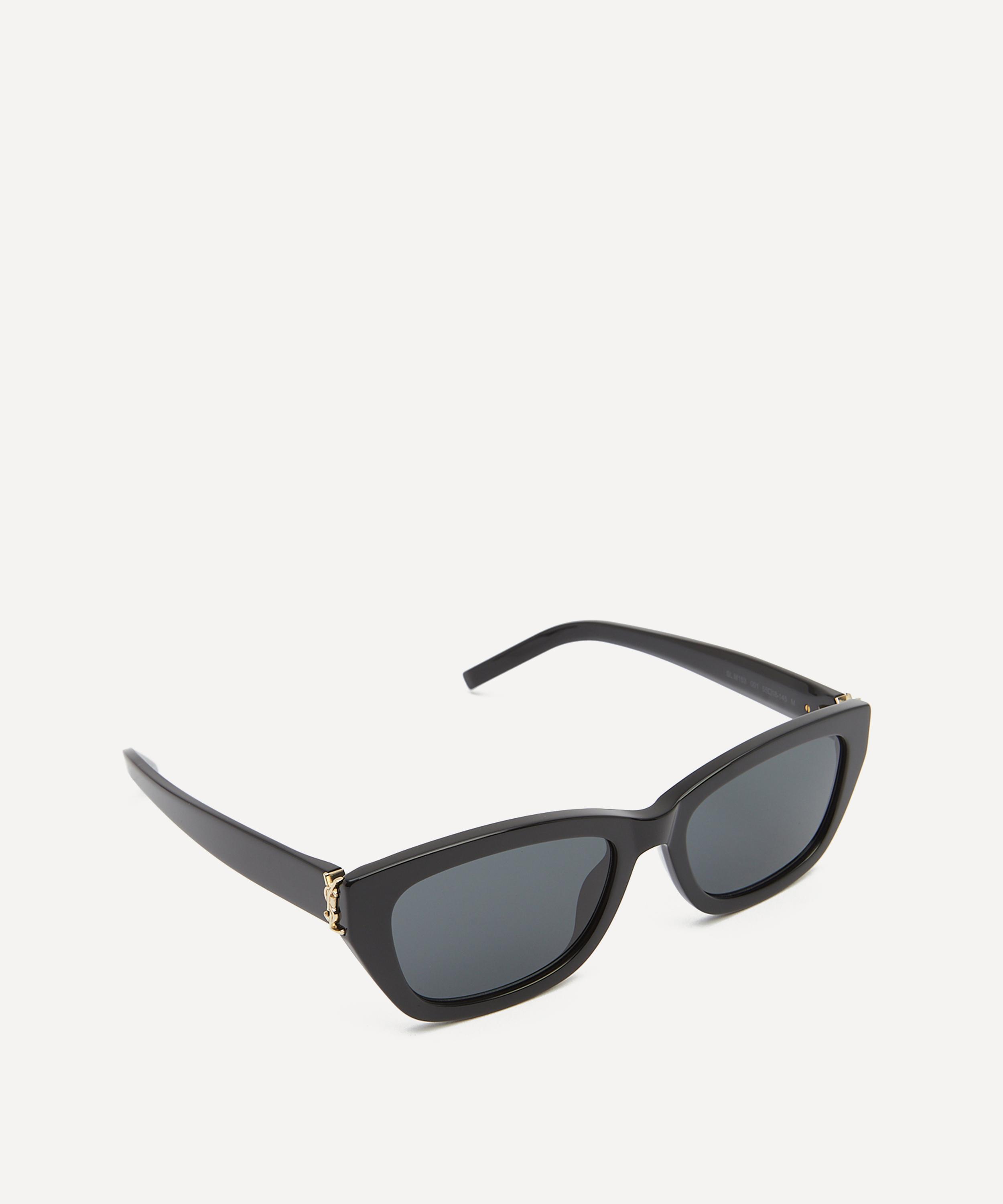 Saint Laurent - Cat Eye Black Acetate Sunglasses image number 1