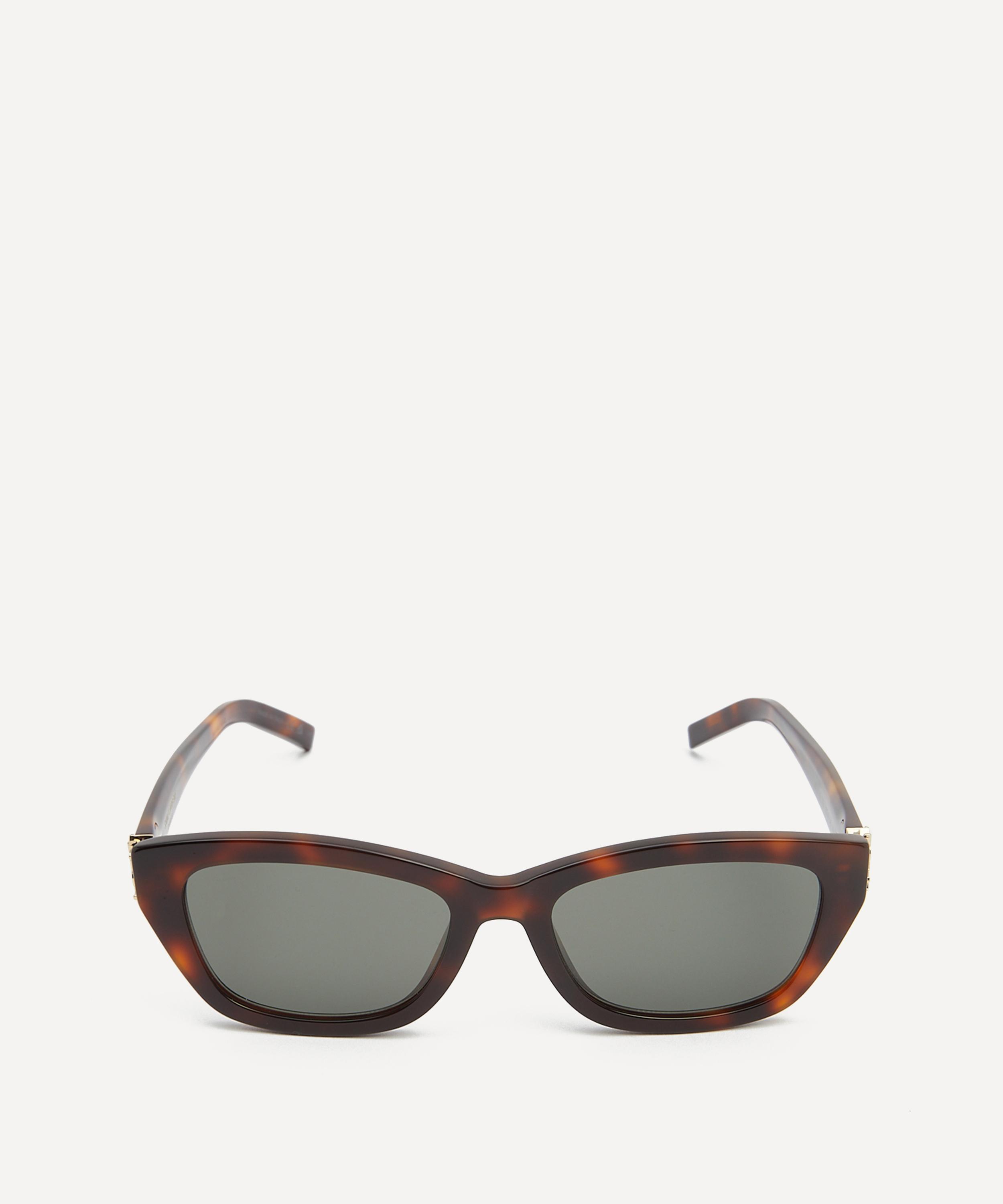 Saint Laurent - Cat Eye Havana Acetate Sunglasses image number 0