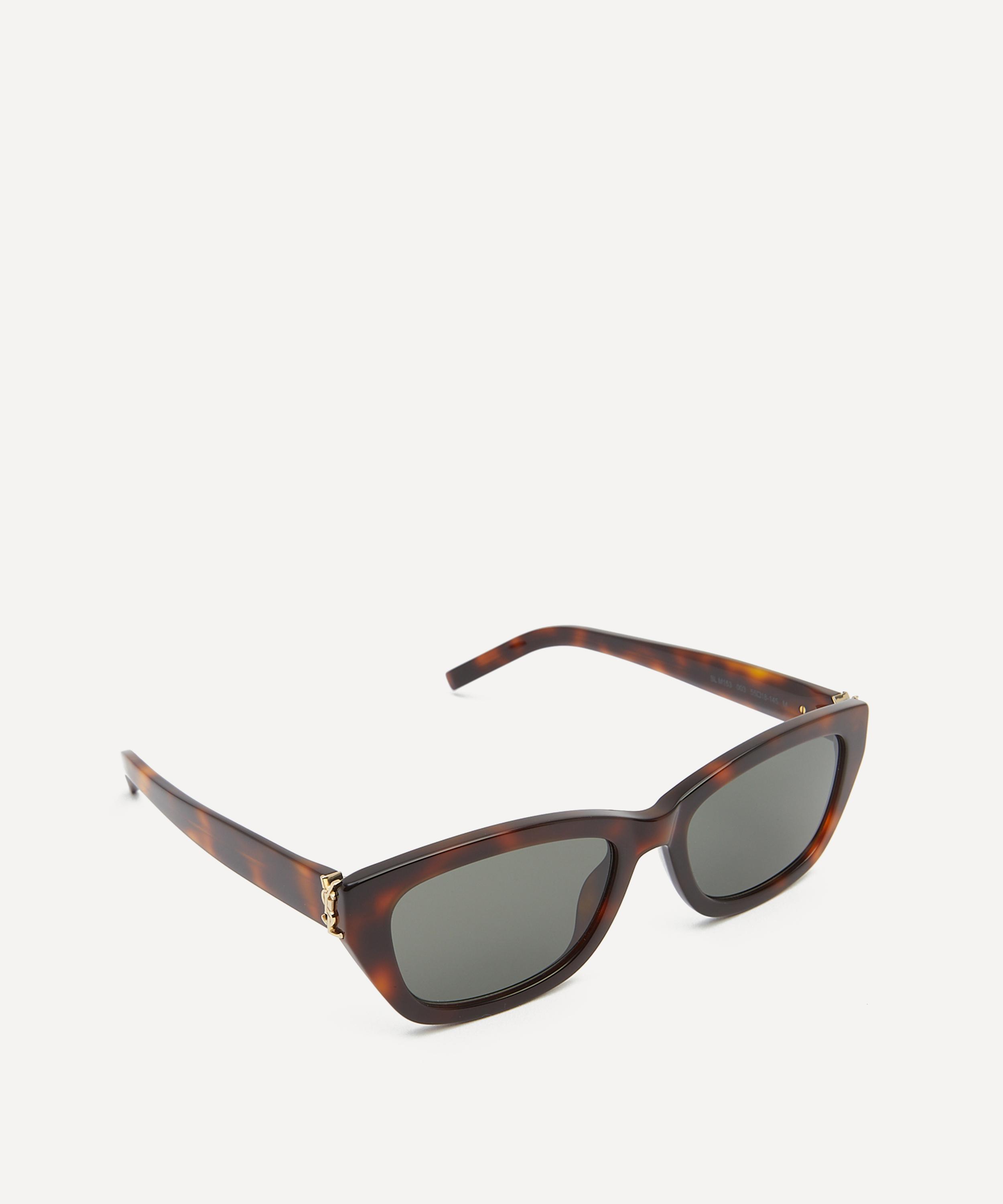 Saint Laurent - Cat Eye Havana Acetate Sunglasses image number 1