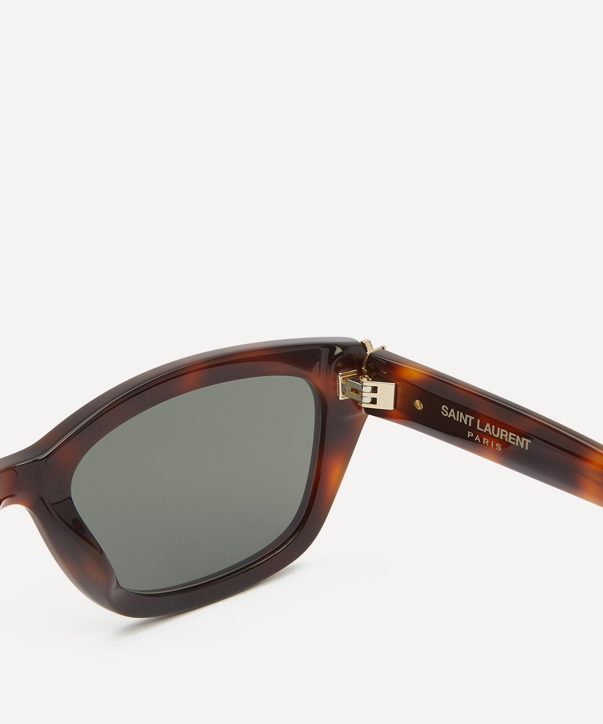 Saint Laurent - Cat Eye Havana Acetate Sunglasses image number 2