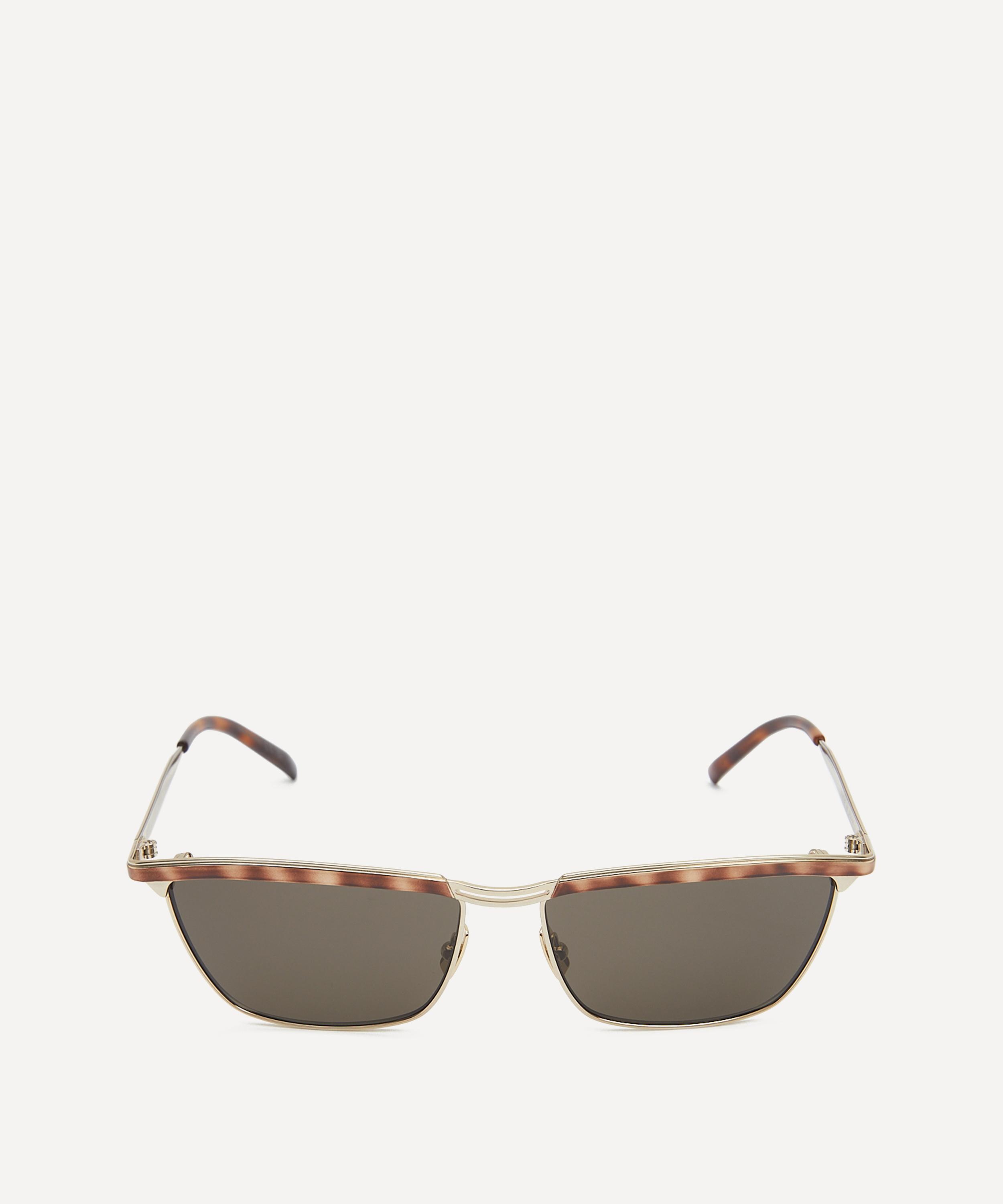 Saint Laurent - Double Bridge Metal Sunglasses image number 0