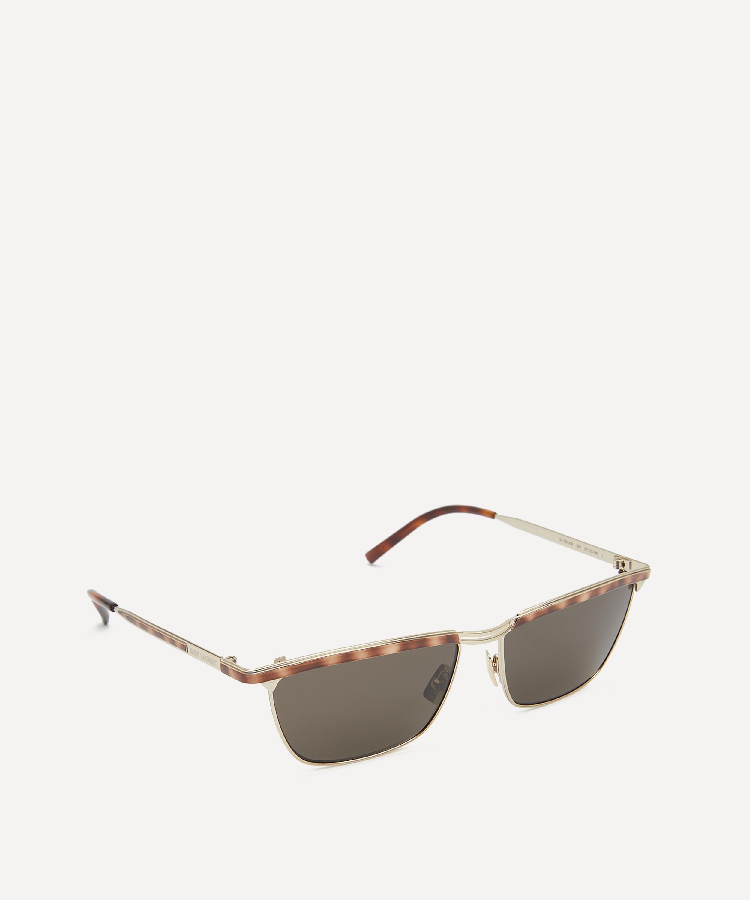 Saint Laurent - Double Bridge Metal Sunglasses image number 1