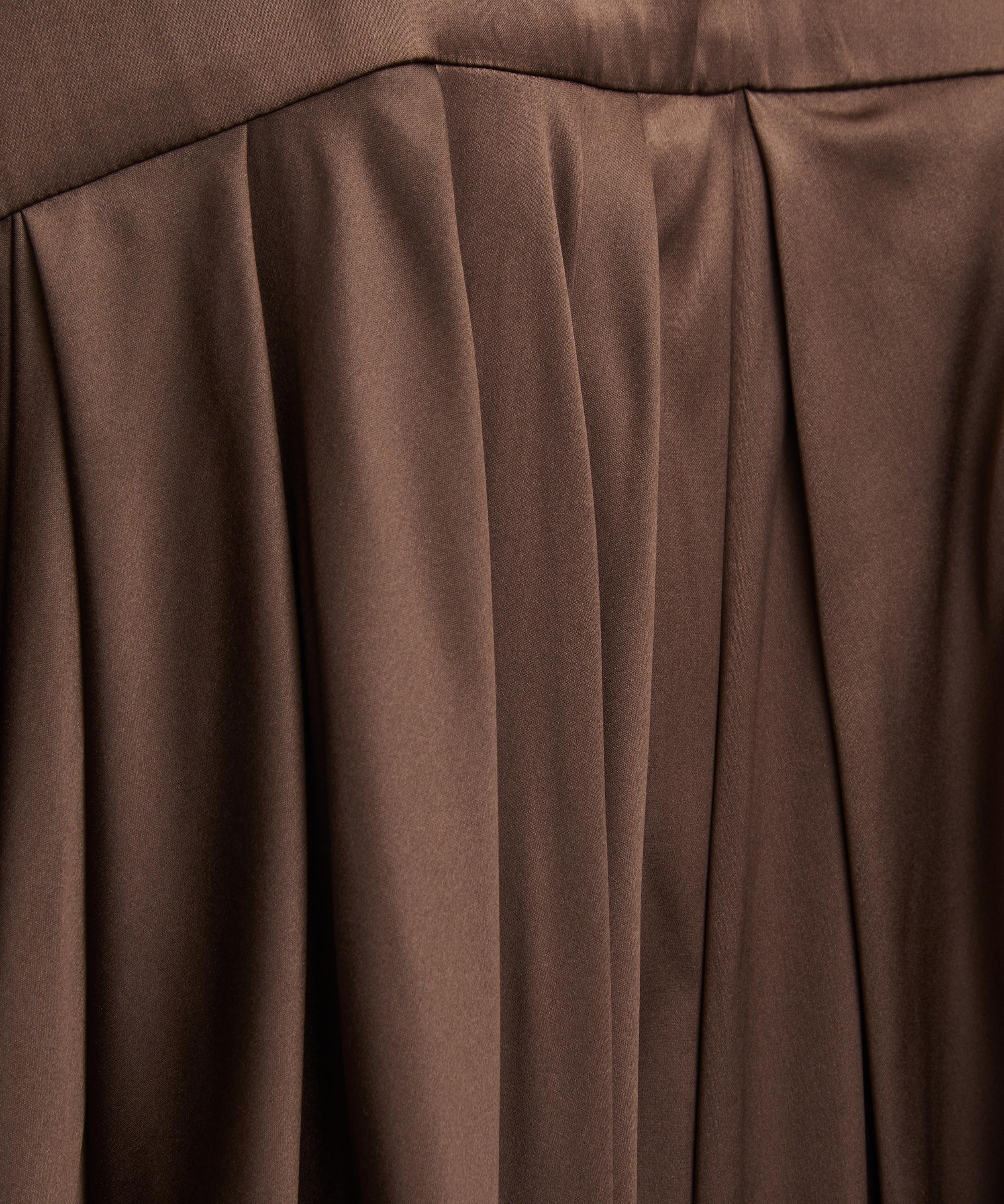 Dries Van Noten - Brown Loose Silk Shirt image number 4