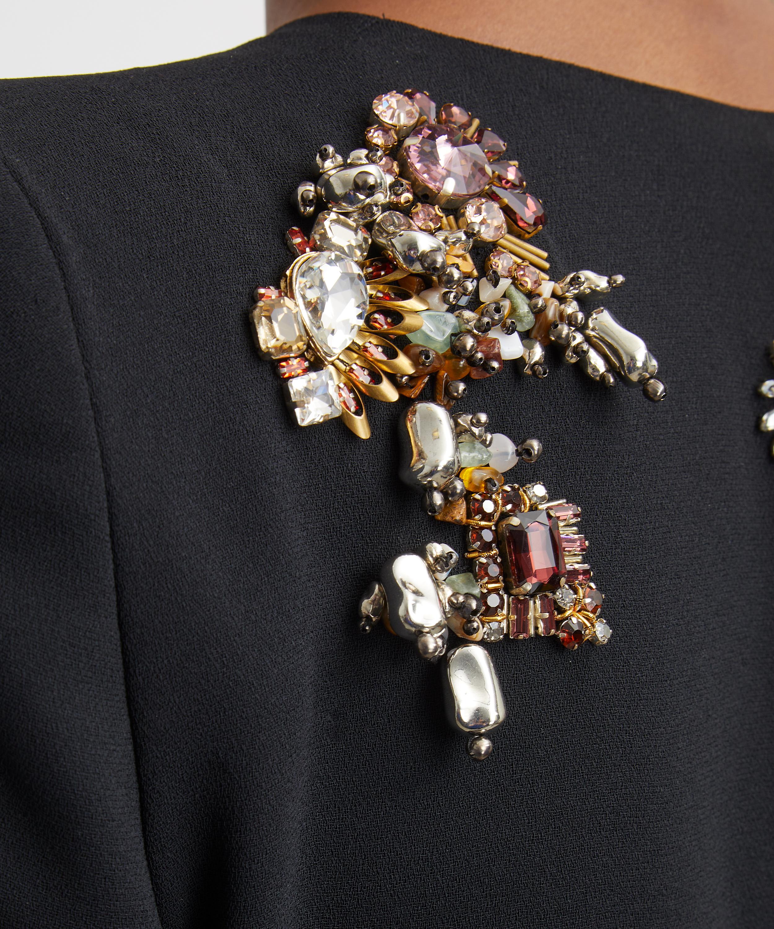 Dries Van Noten - Embellished Crepe Gown image number 4