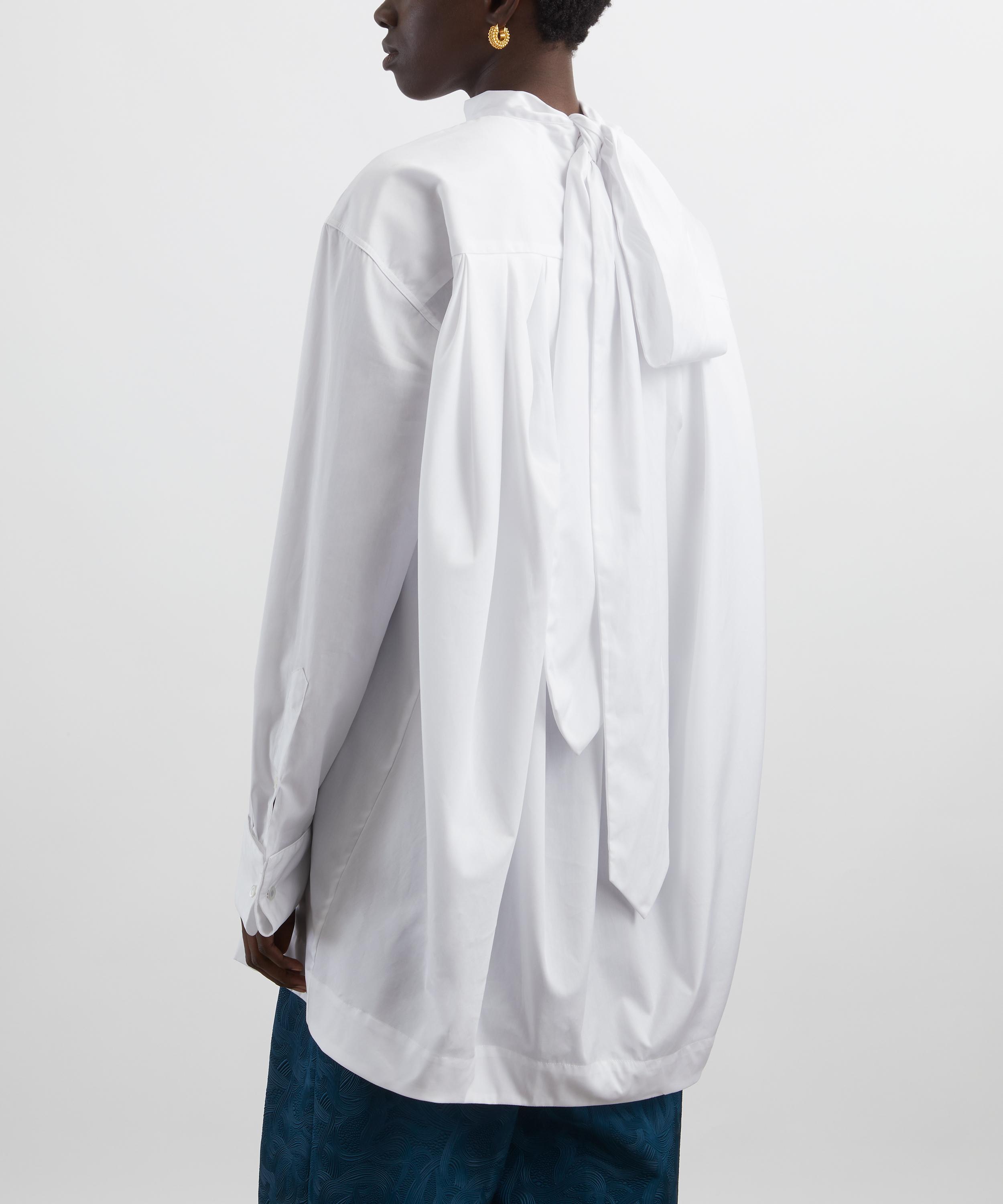 Dries Van Noten - White Loose Cotton Shirt image number 3