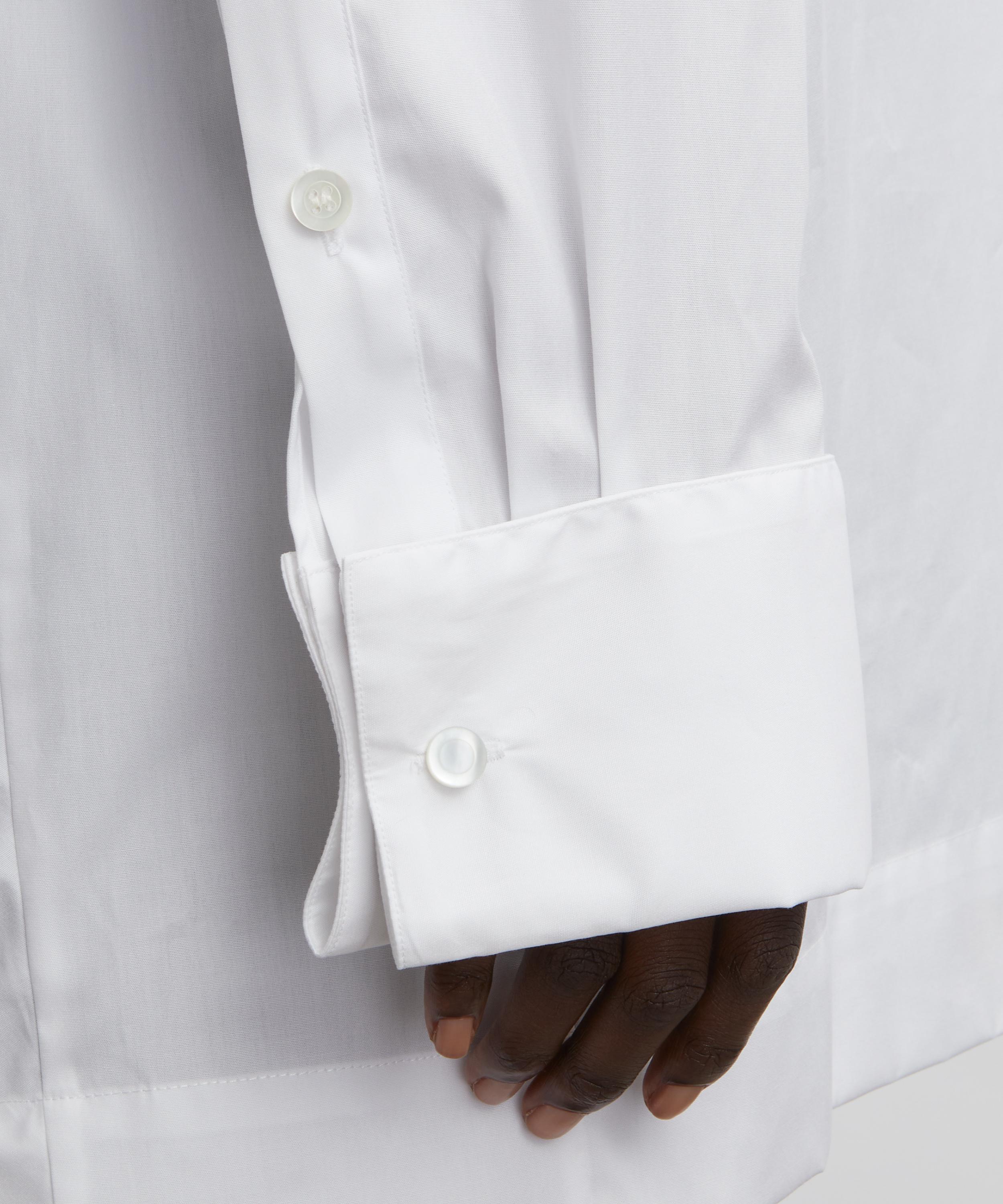 Dries Van Noten - White Loose Cotton Shirt image number 4