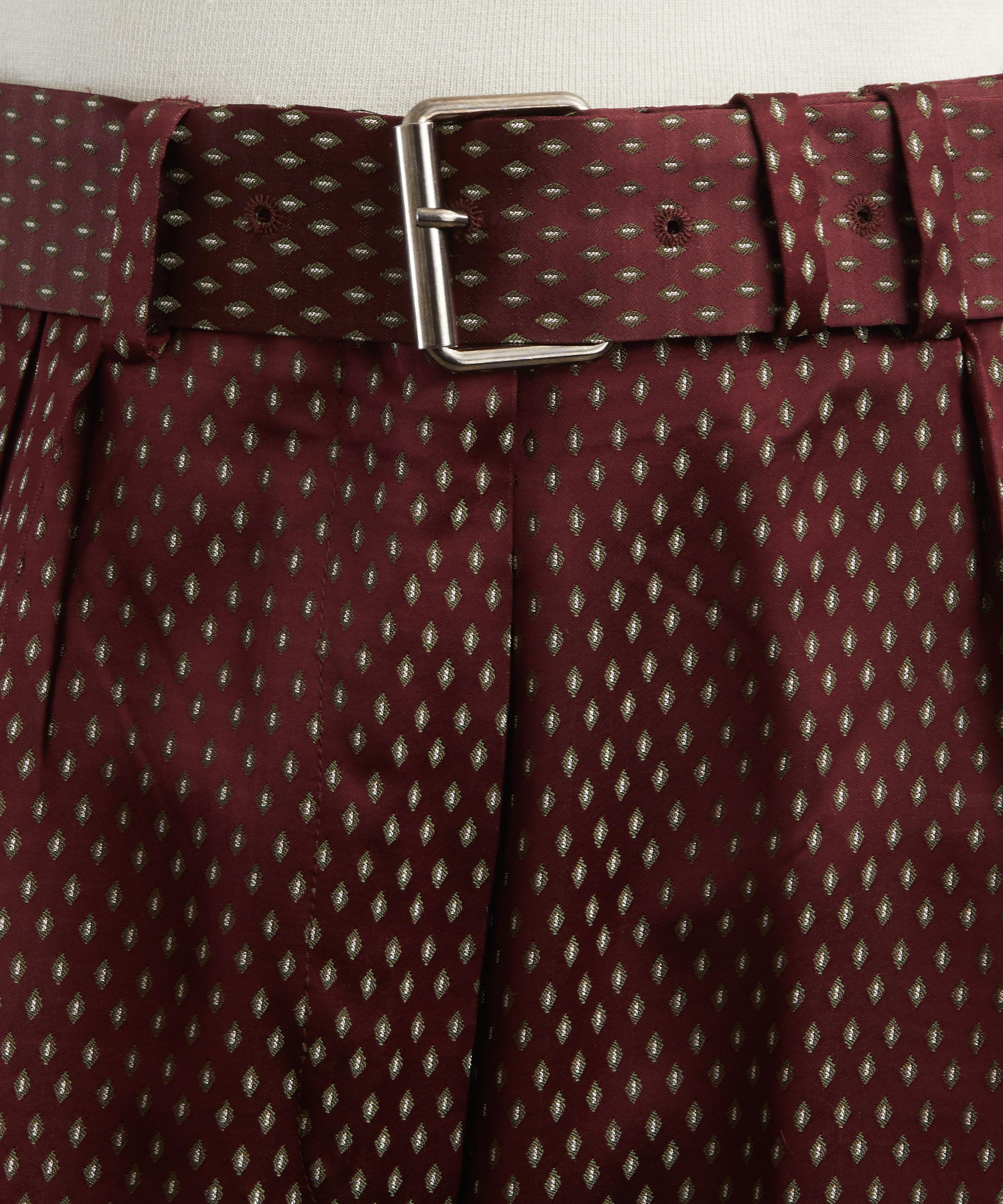 Dries Van Noten - Peaches Print Satin Trousers image number 4