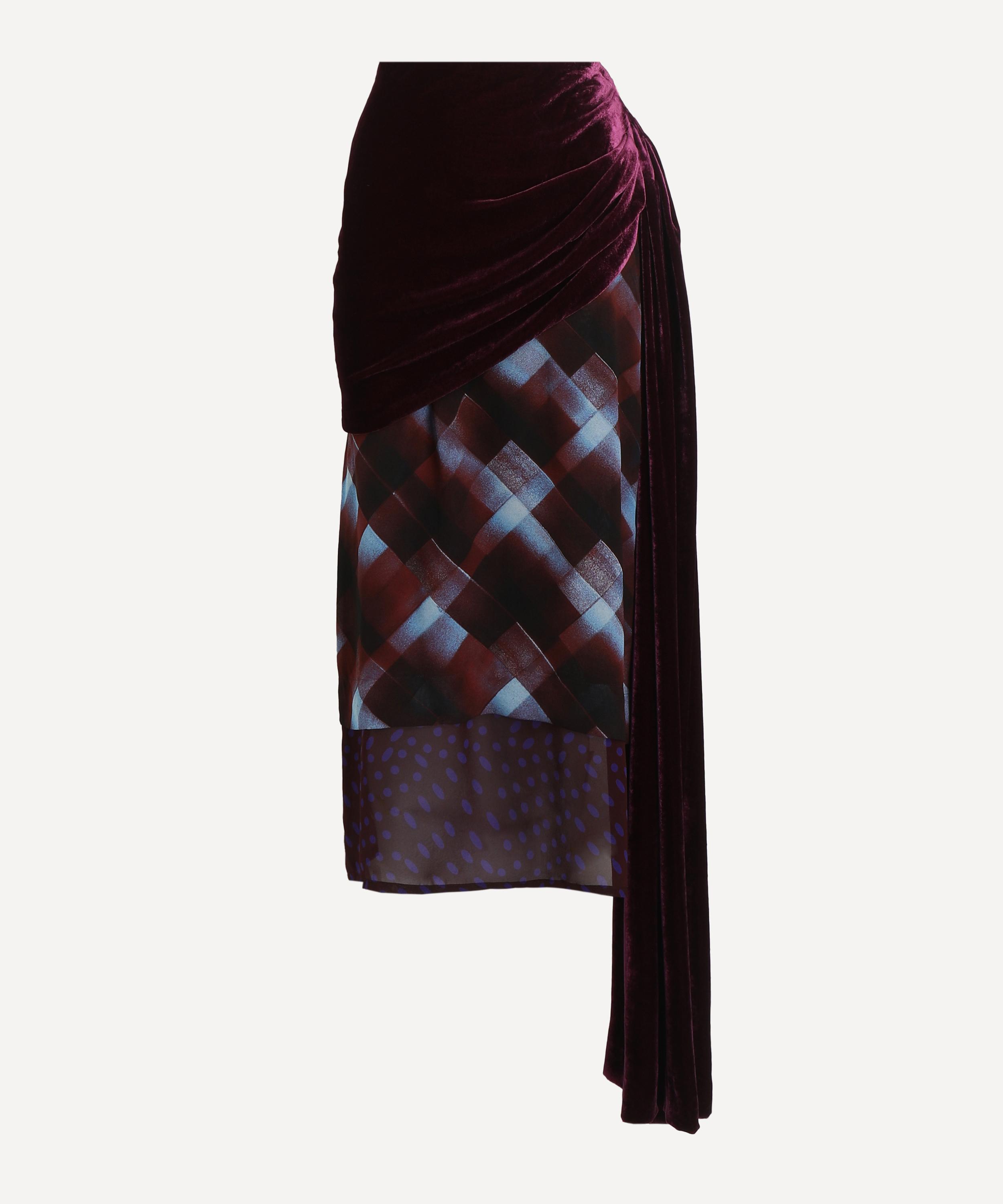 Dries Van Noten - Senice Layered Print Midi Skirt