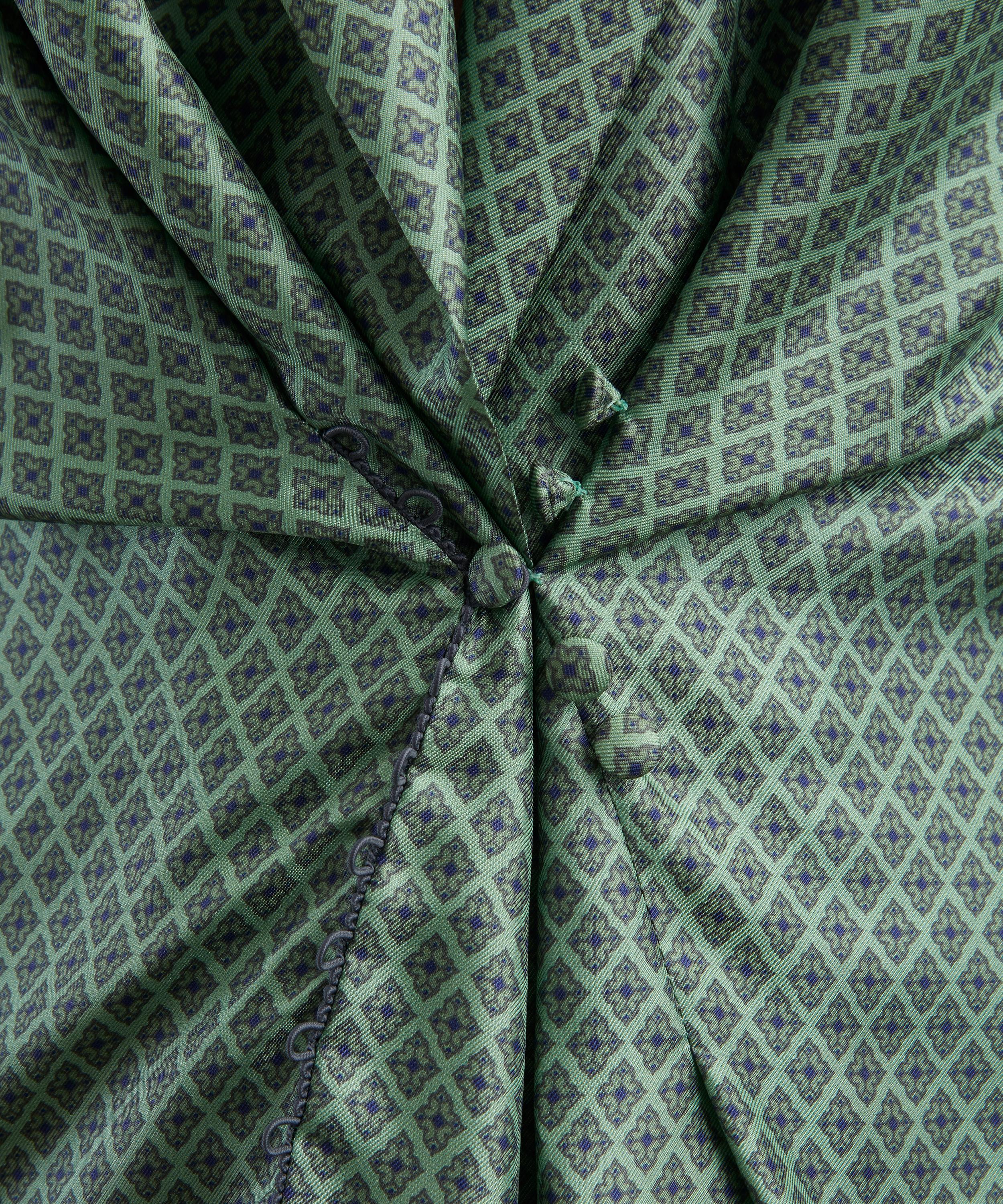 Dries Van Noten - Draped Silk Blouse image number 4