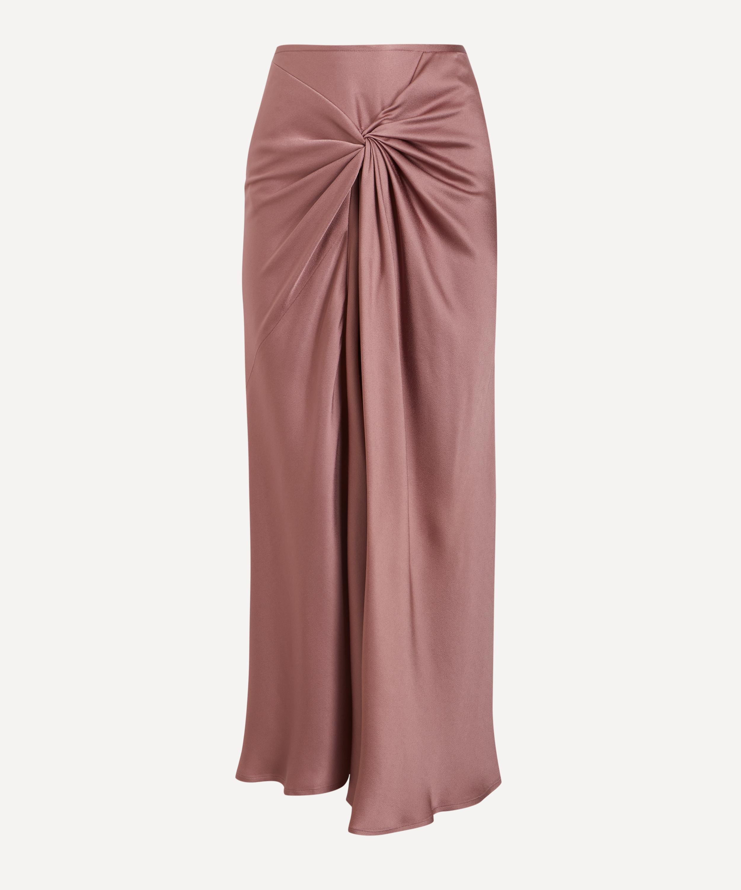 Dries Van Noten - Crepe Midi Draped Skirt image number 0