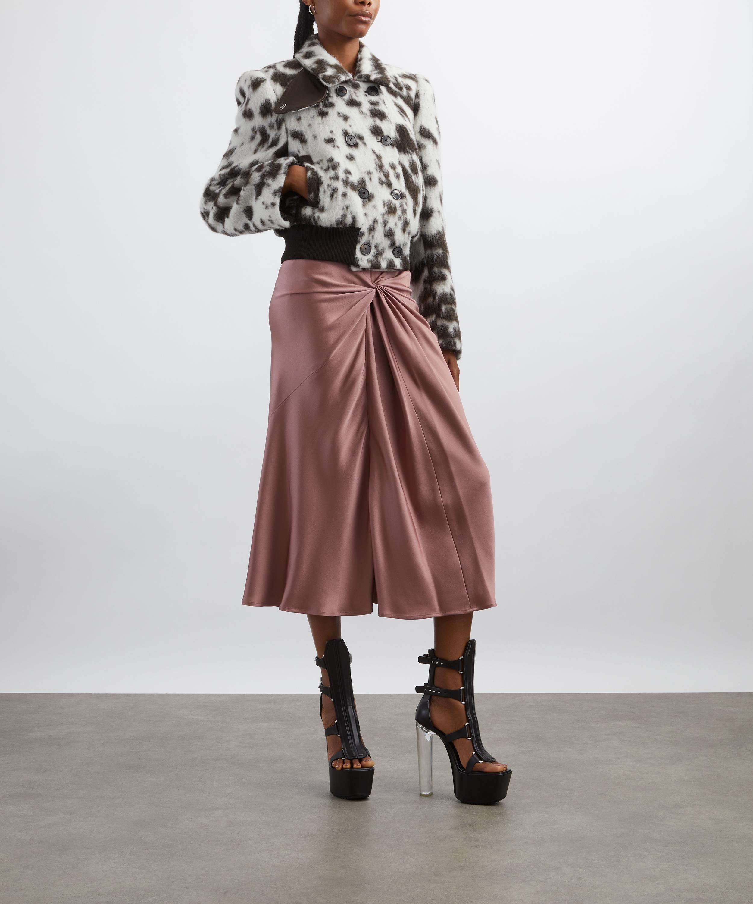Dries Van Noten - Crepe Midi Draped Skirt image number 1