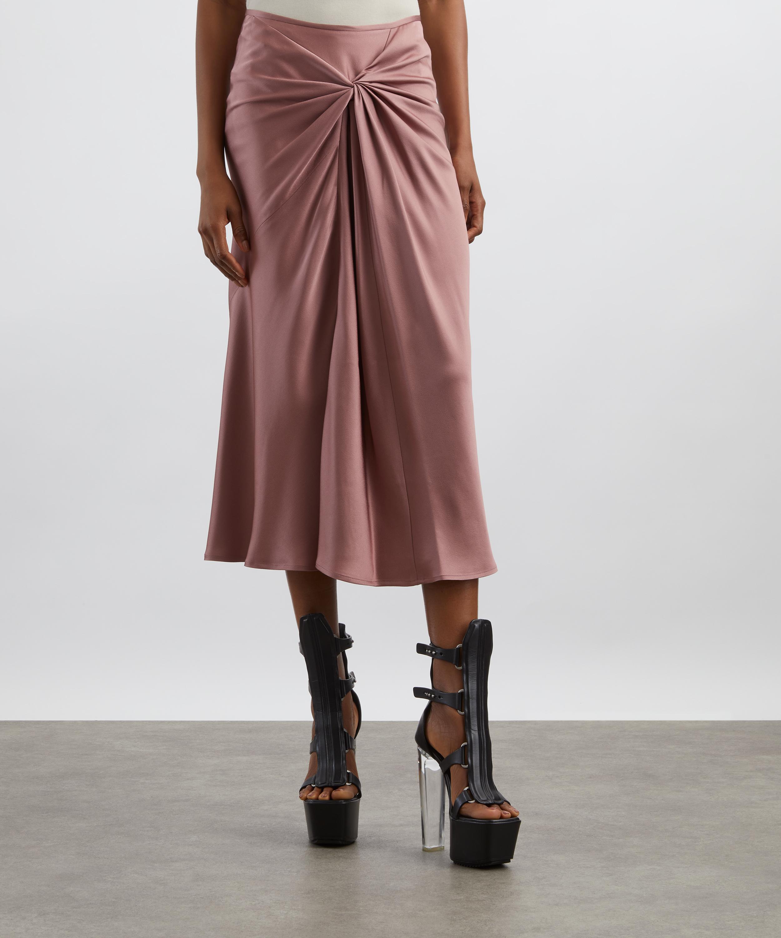 Dries Van Noten - Crepe Midi Draped Skirt image number 2