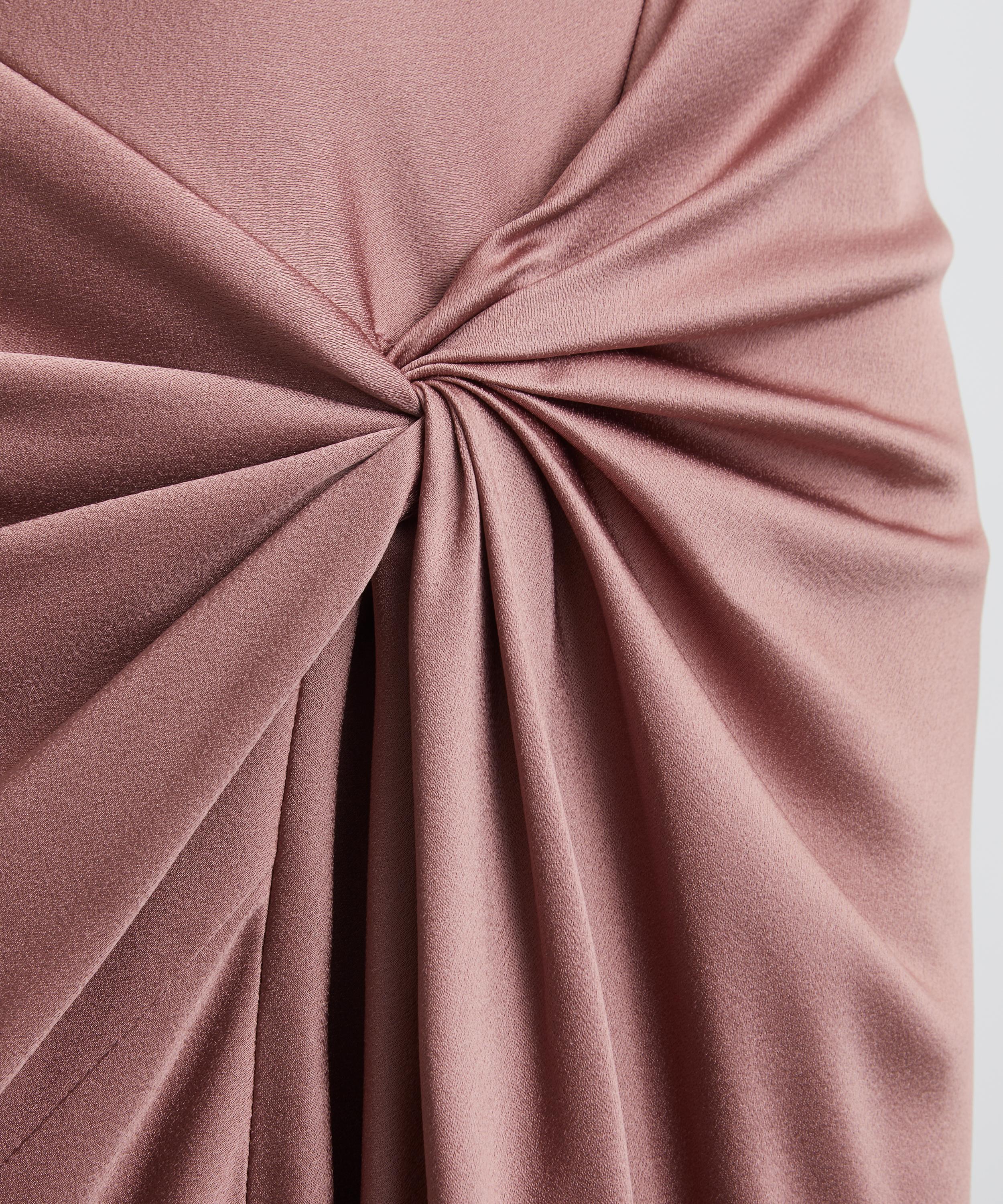 Dries Van Noten - Crepe Midi Draped Skirt image number 4