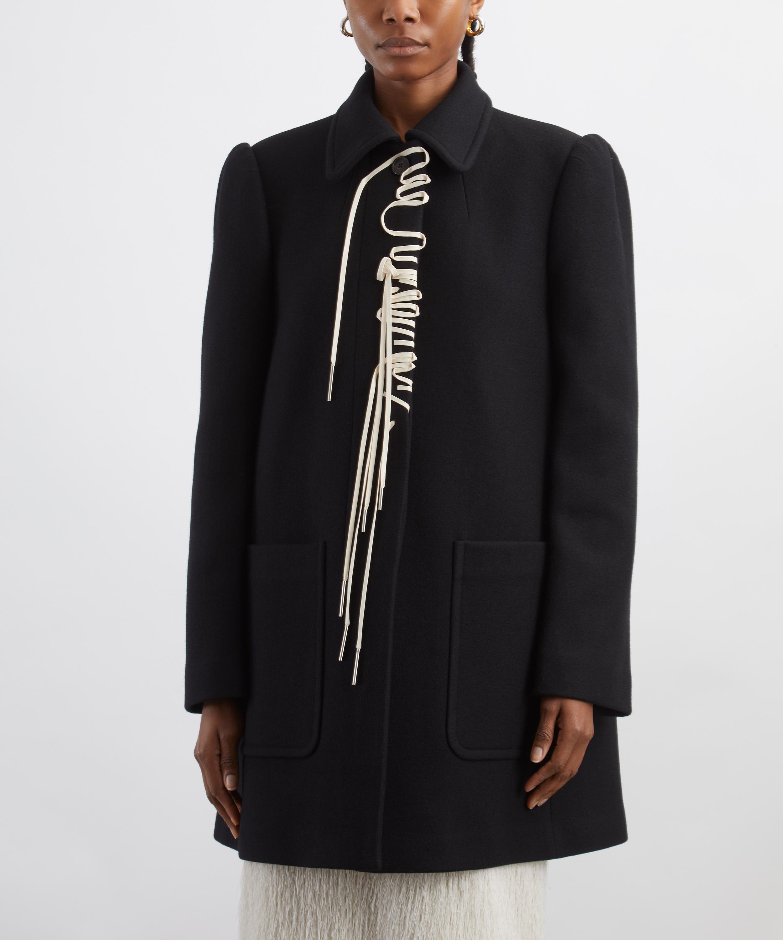 Dries Van Noten - Rebela Shoelace Wool-Blend Coat image number 2