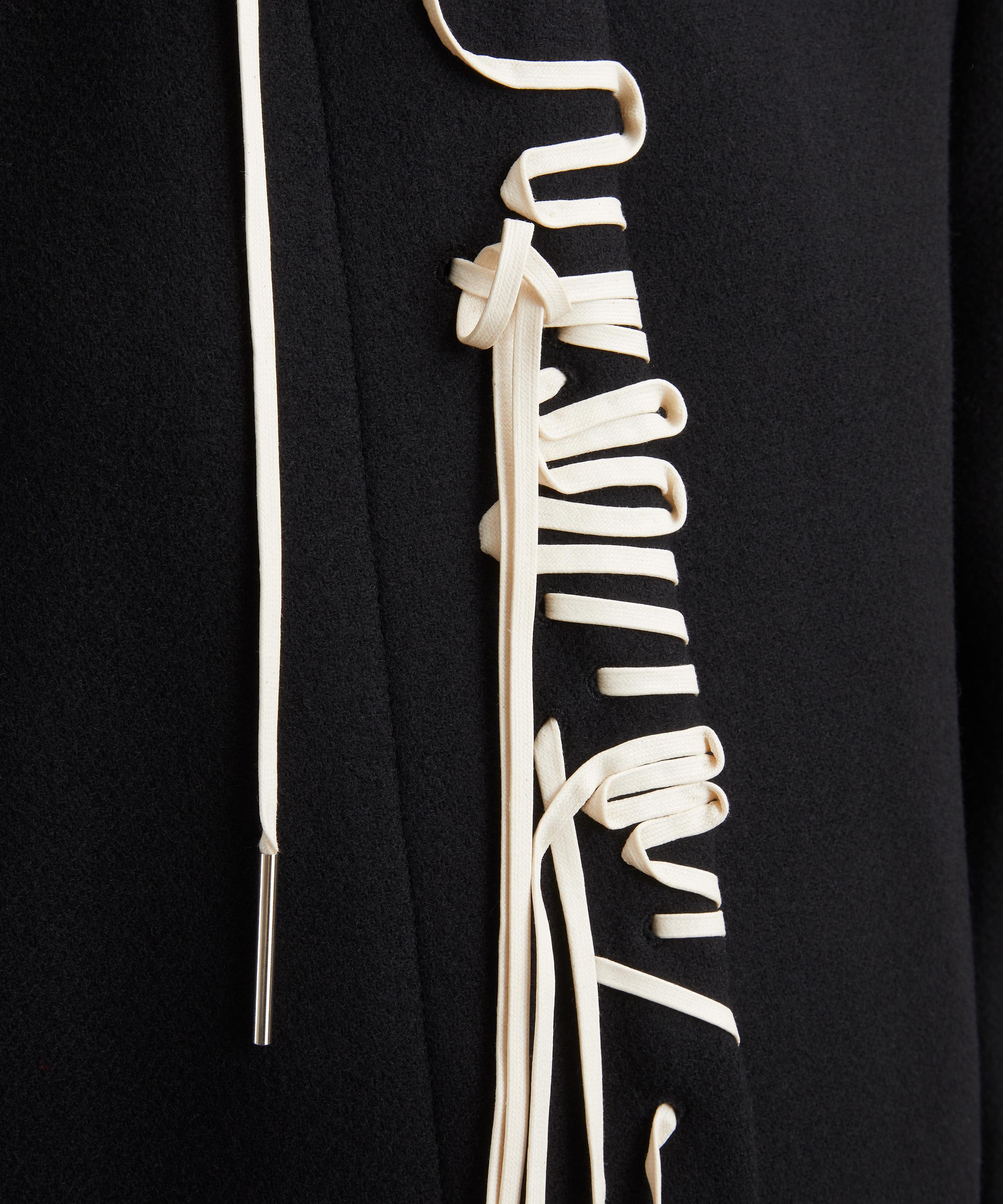 Dries Van Noten - Rebela Shoelace Wool-Blend Coat image number 4