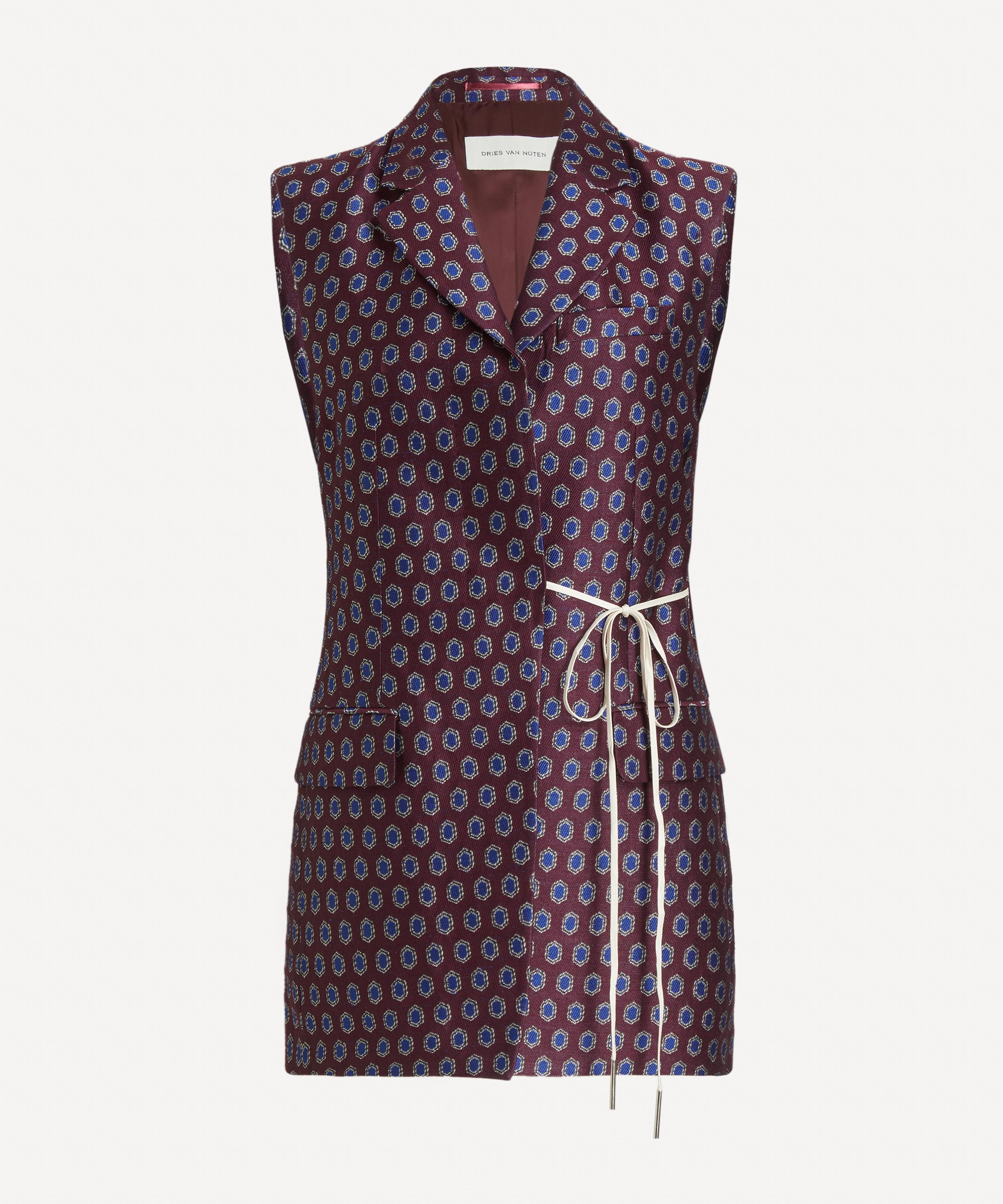 Dries Van Noten - Jacquard Wrap Vest