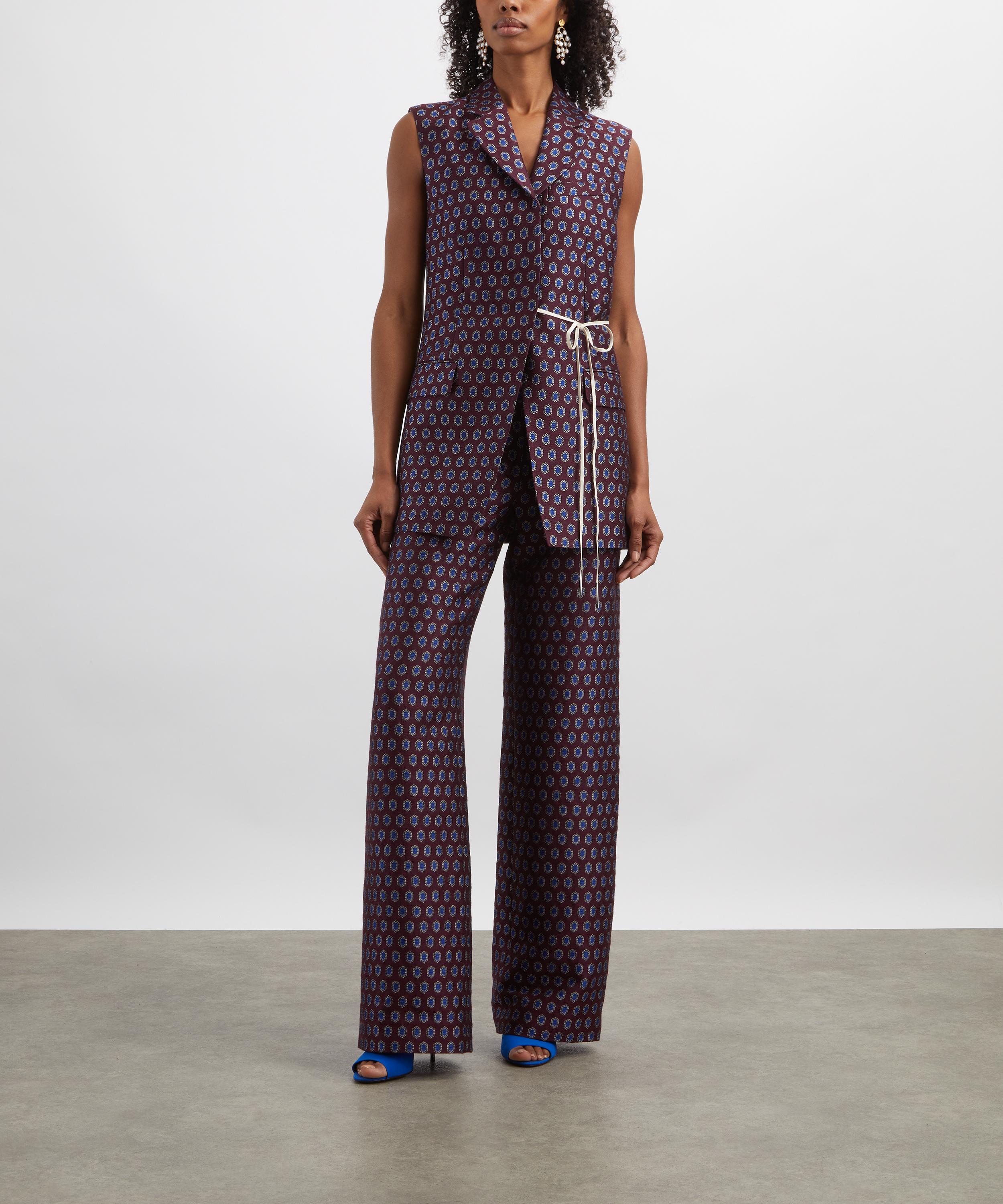 Dries Van Noten - Jacquard Wrap Vest image number 1