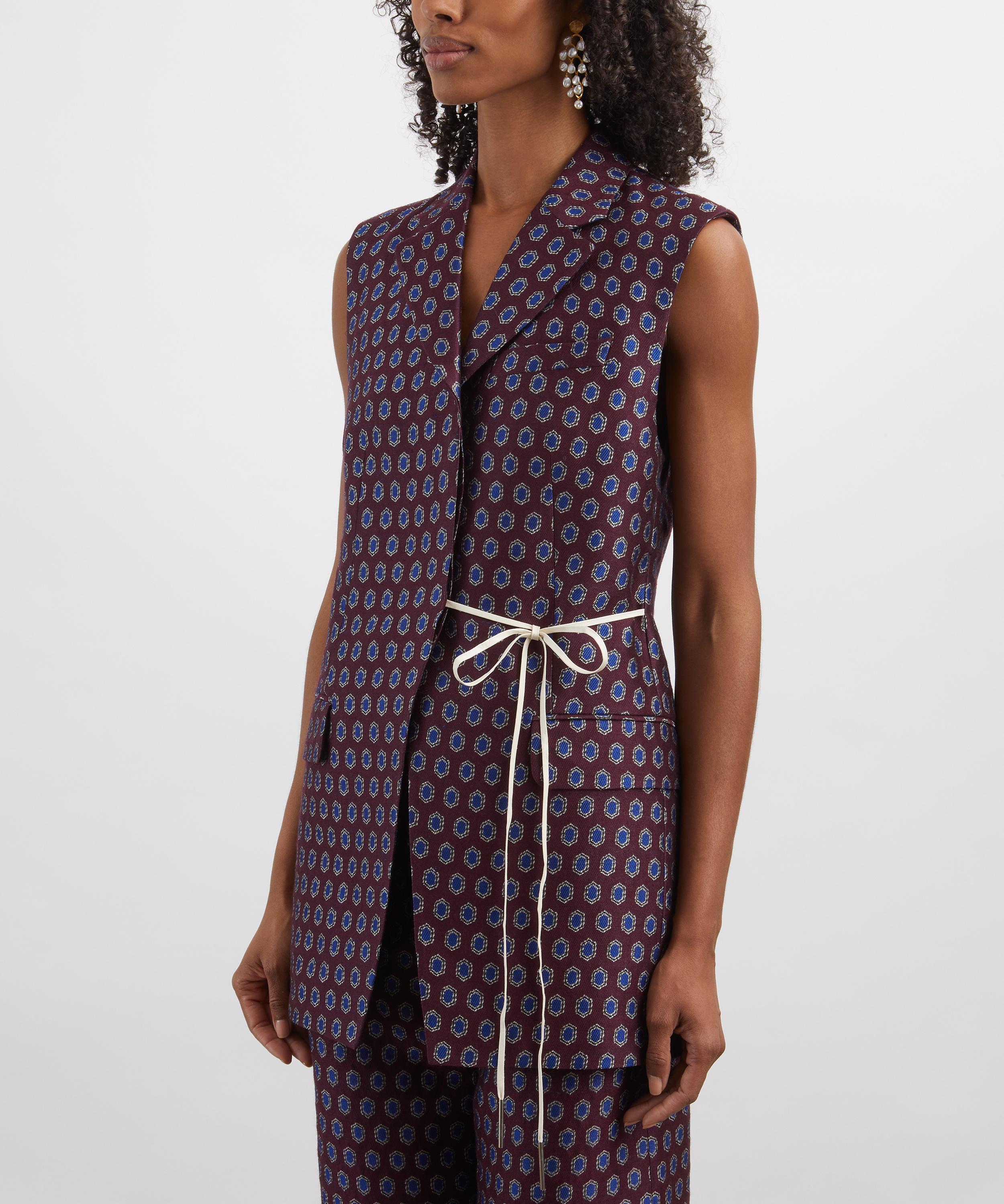 Dries Van Noten - Jacquard Wrap Vest image number 2