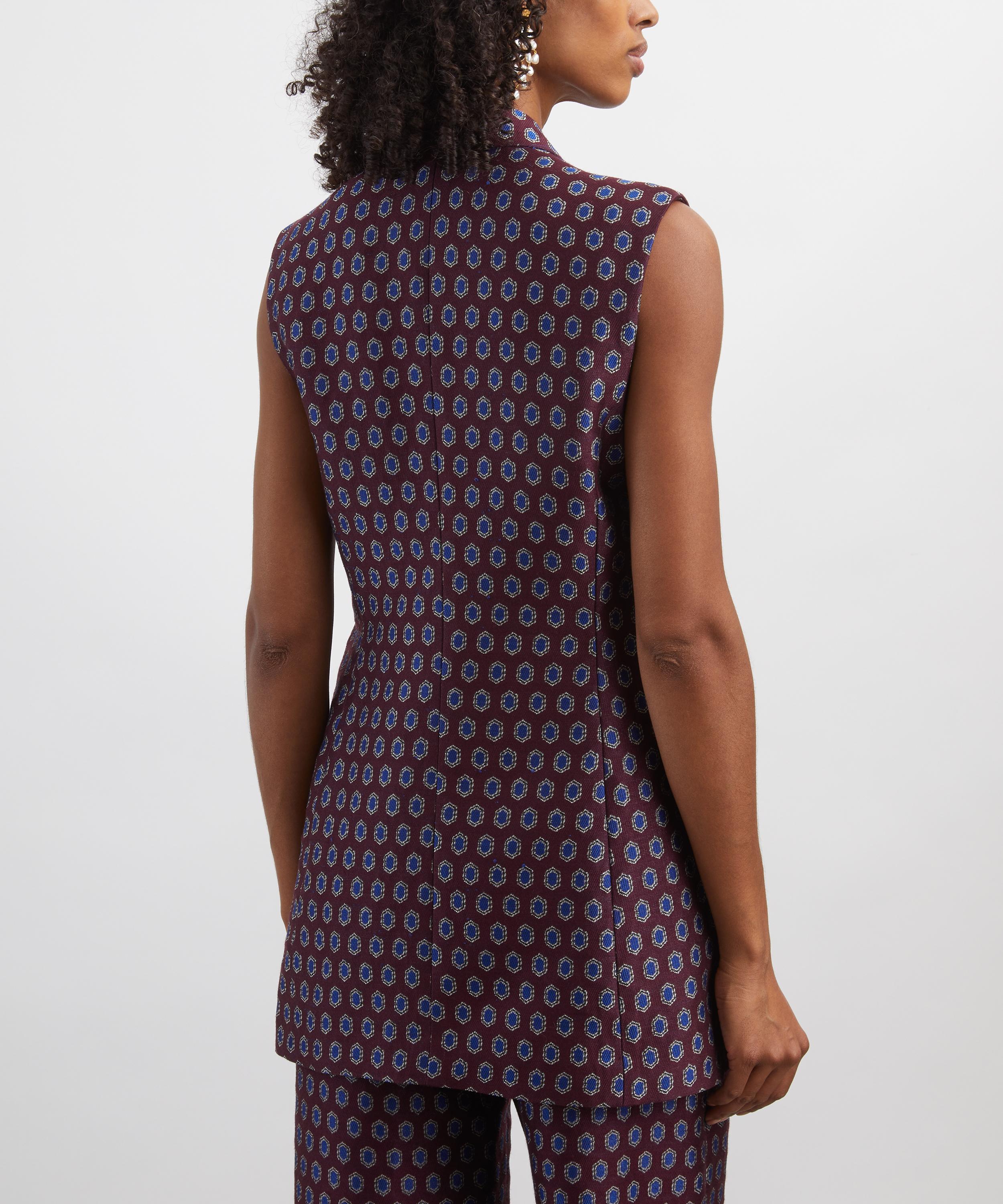 Dries Van Noten - Jacquard Wrap Vest image number 3