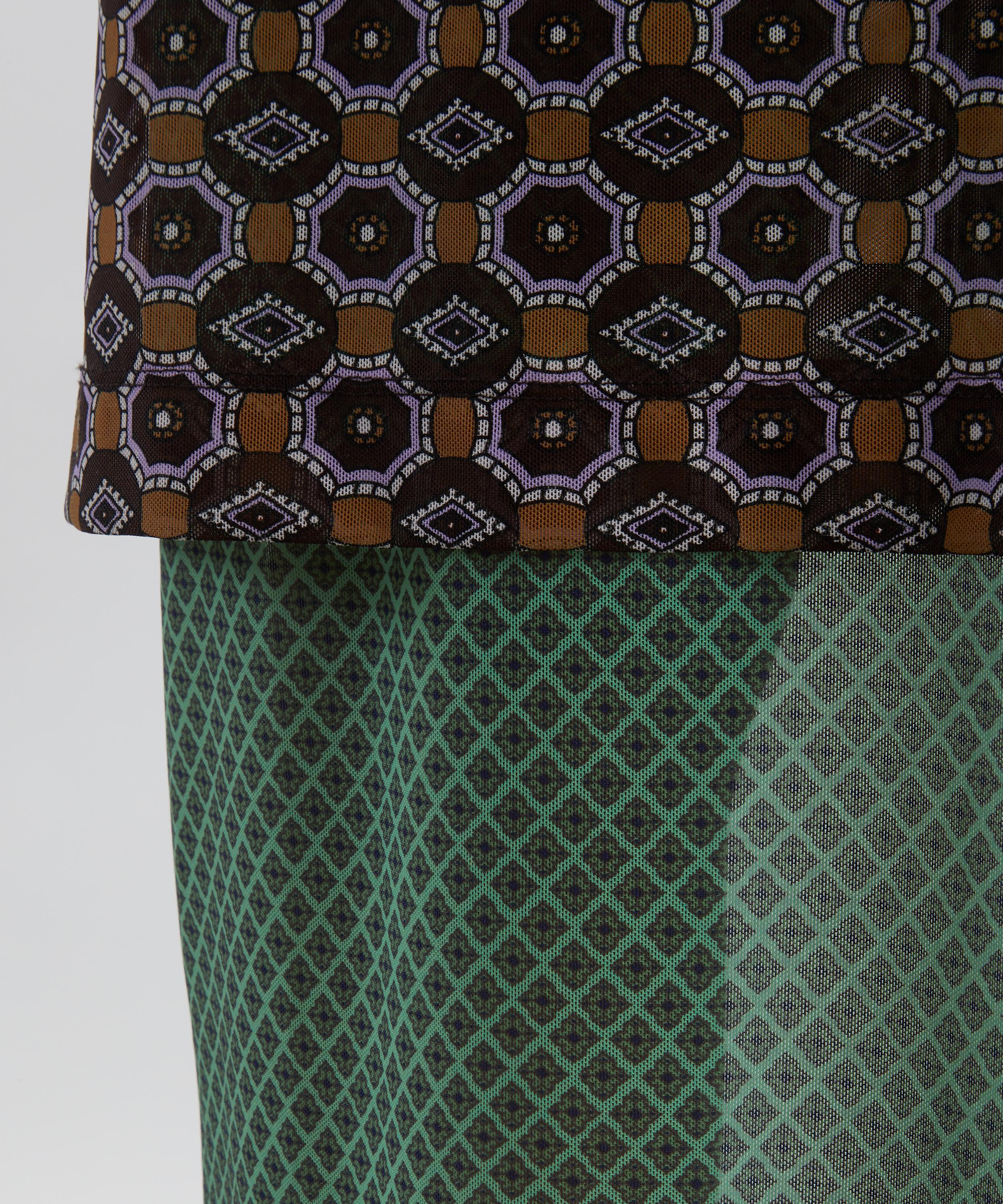 Dries Van Noten - Printed Mesh Dress image number 4
