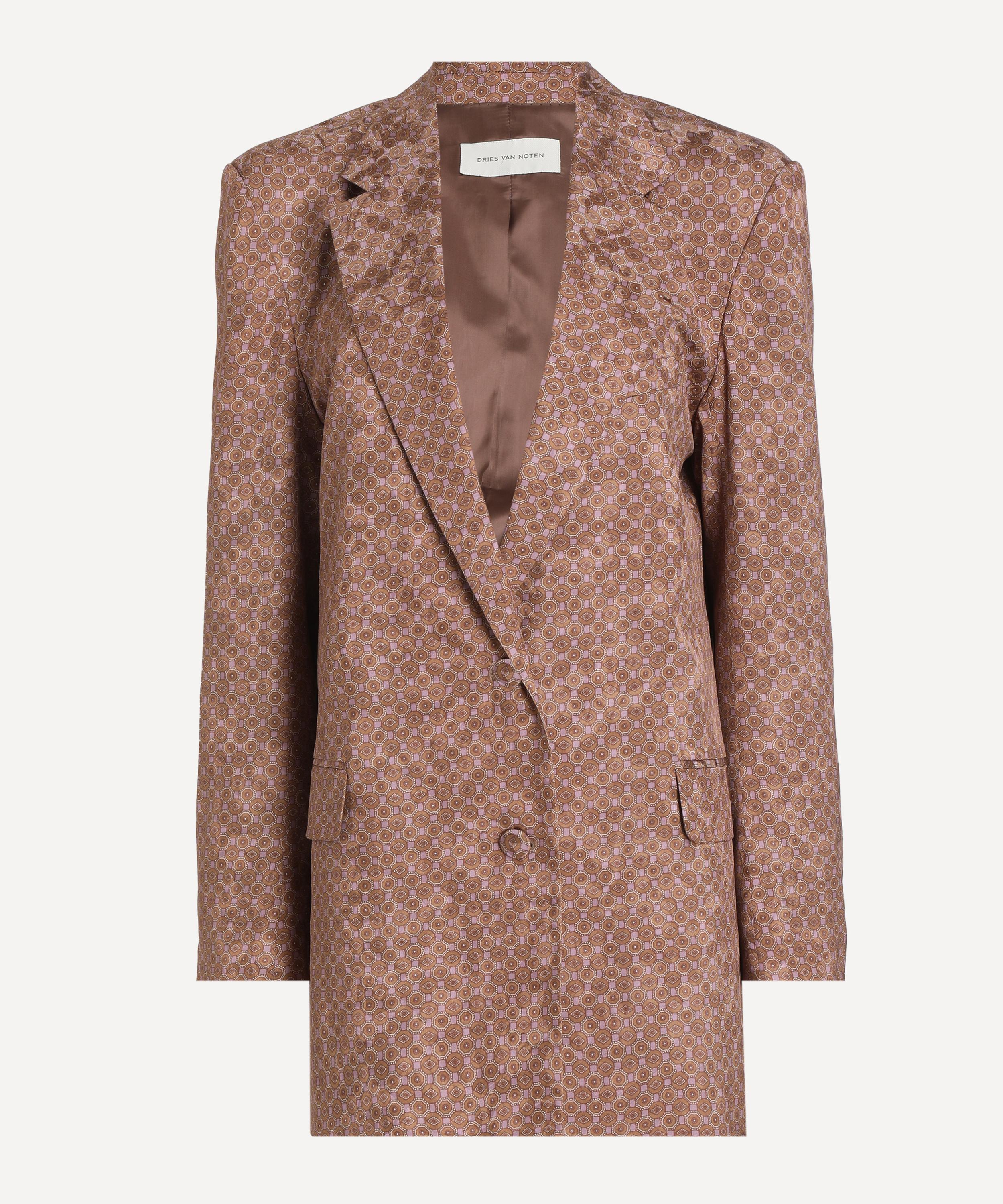 Dries Van Noten - Bastis Print Single Breasted Blazer