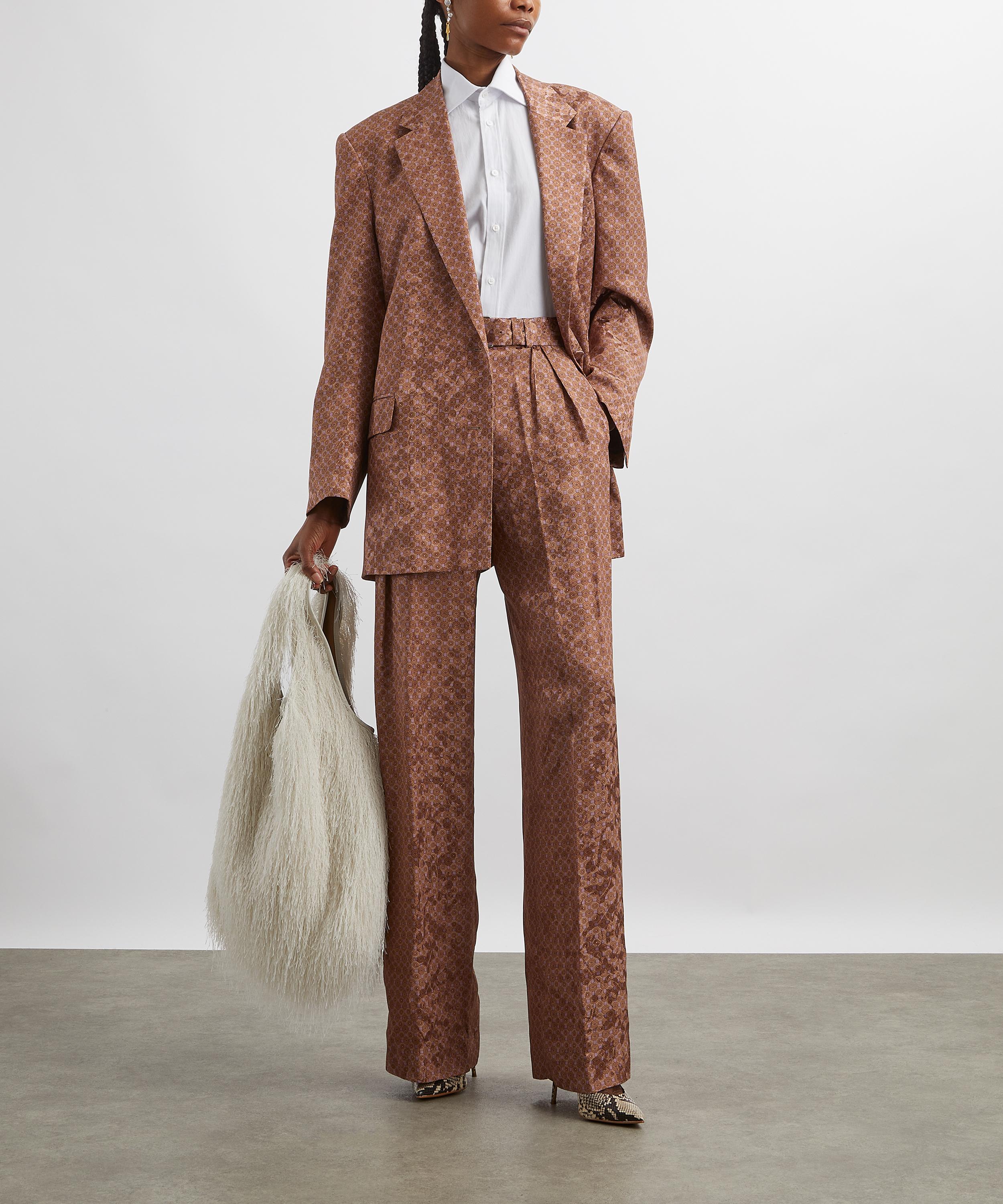 Dries Van Noten - Bastis Print Single Breasted Blazer image number 1