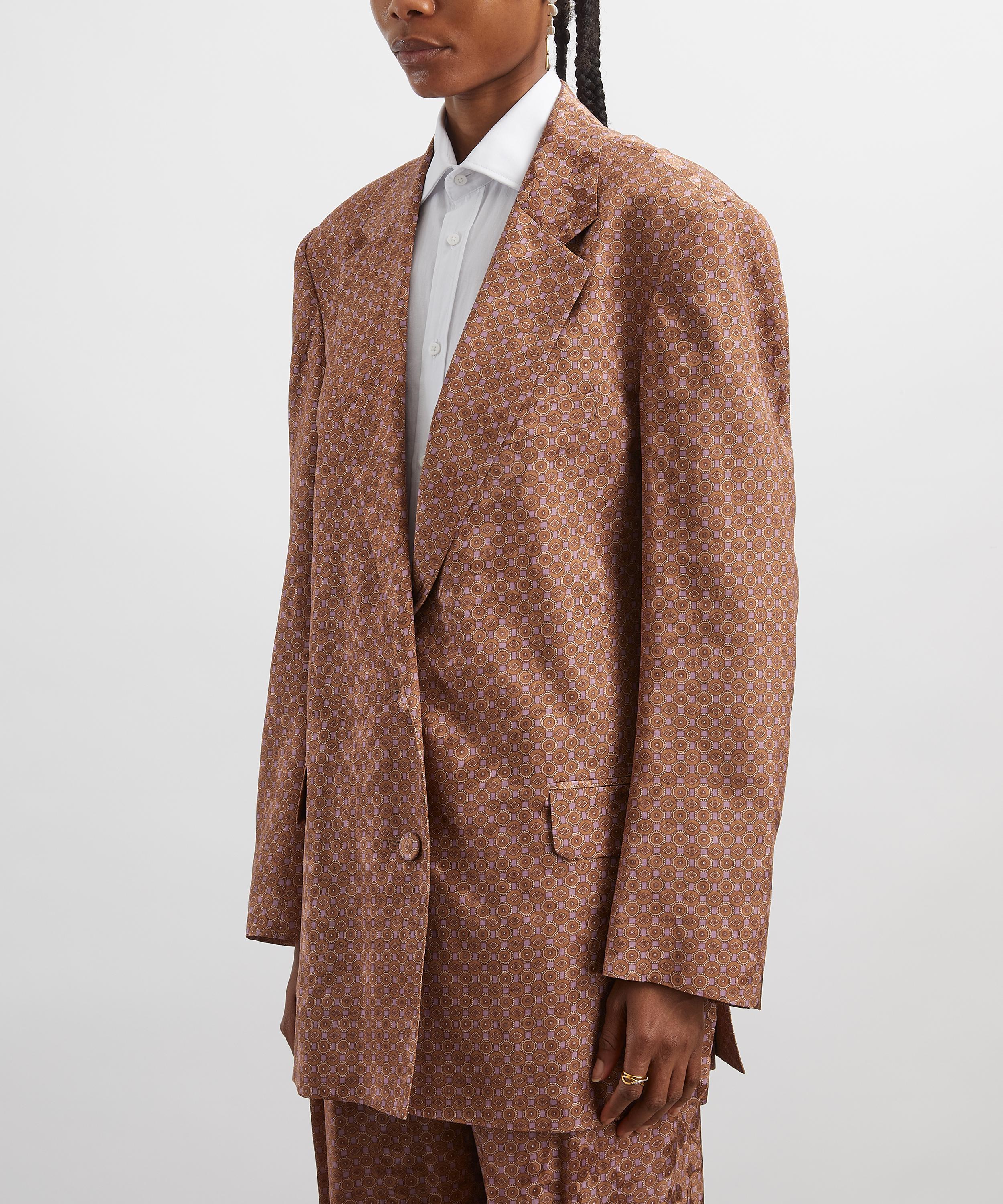 Dries Van Noten - Bastis Print Single Breasted Blazer image number 2