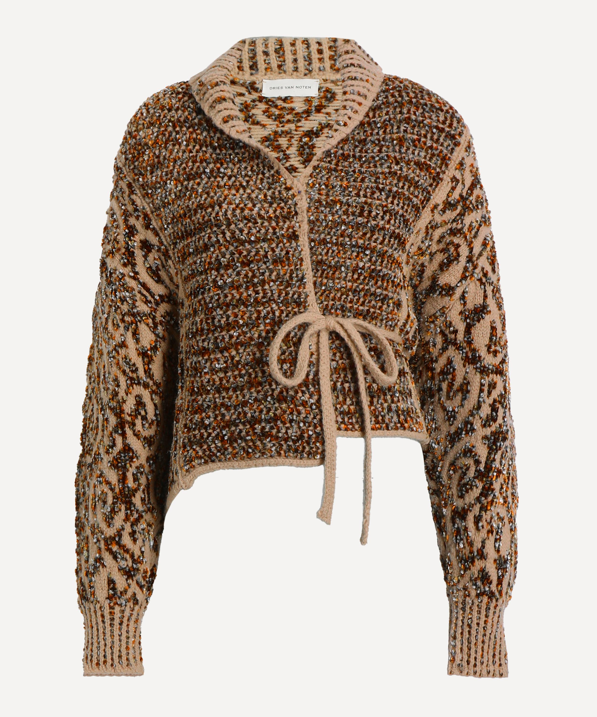 Dries Van Noten - Tekla Jacquard Wrap Cardigan
