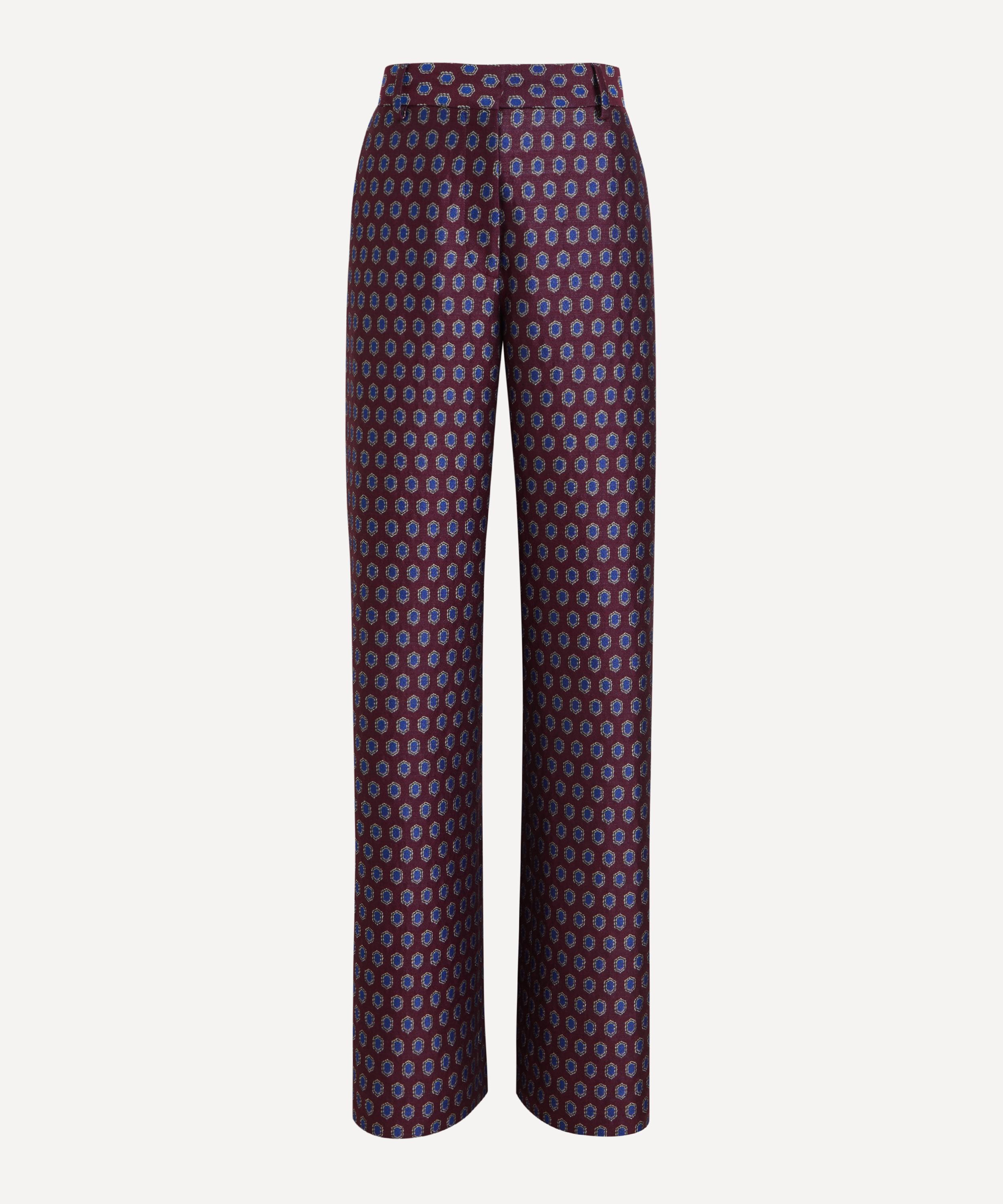 Dries Van Noten - Slouchy Jacquard Trousers image number 0