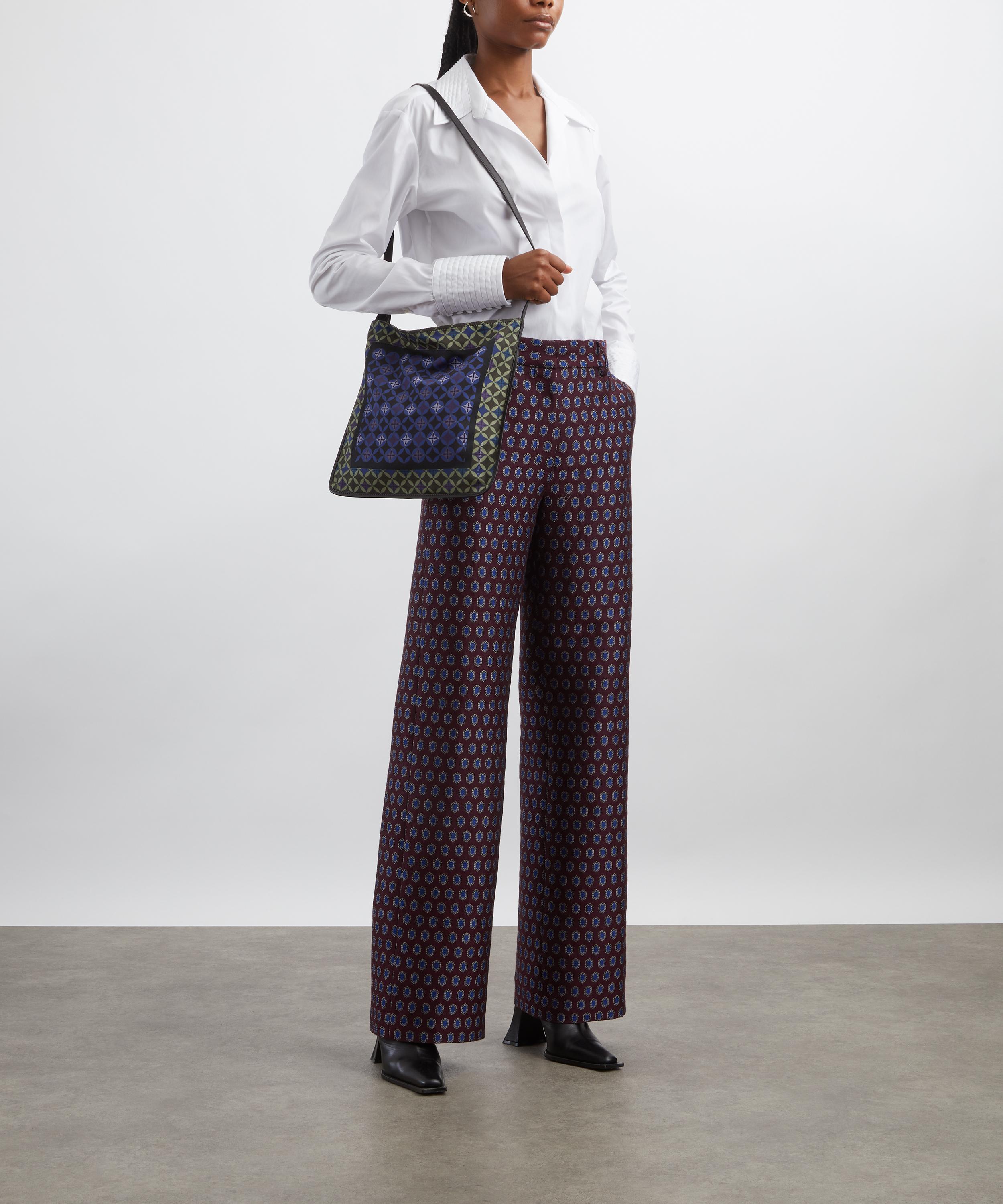Dries Van Noten - Slouchy Jacquard Trousers image number 1