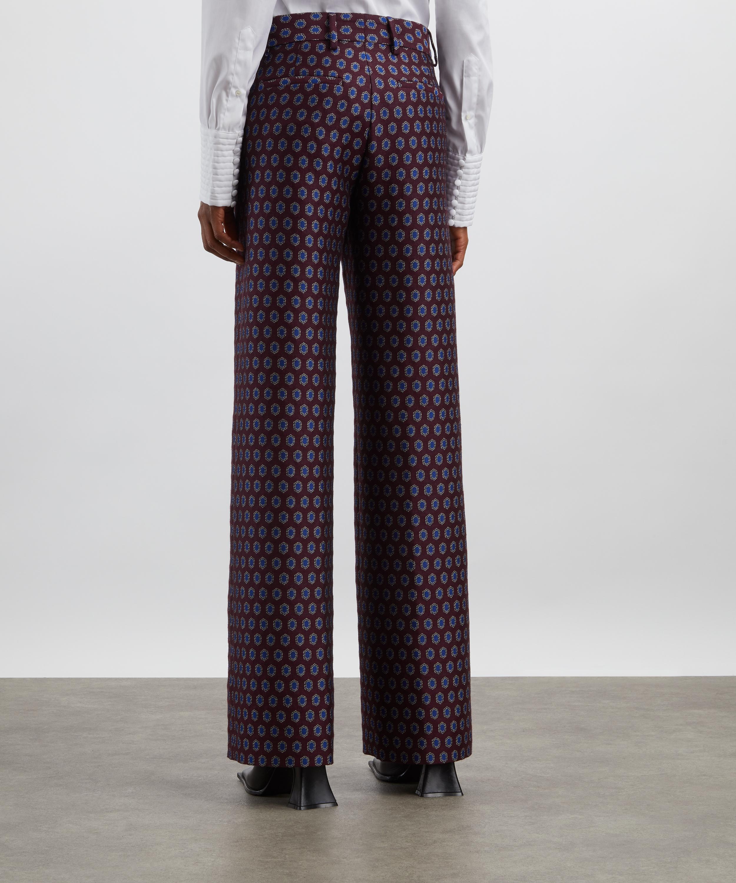 Dries Van Noten - Slouchy Jacquard Trousers image number 3