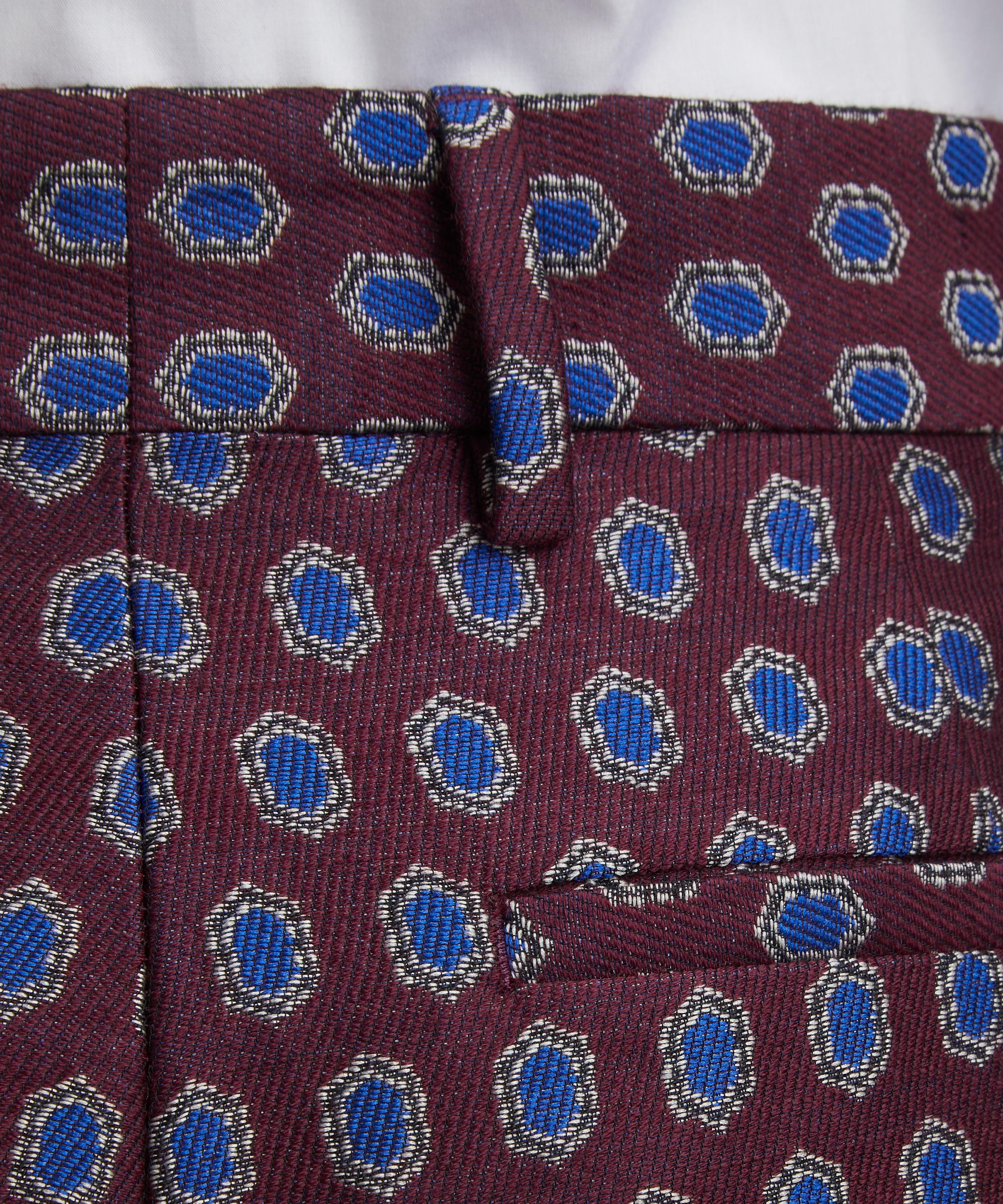 Dries Van Noten - Slouchy Jacquard Trousers image number 4