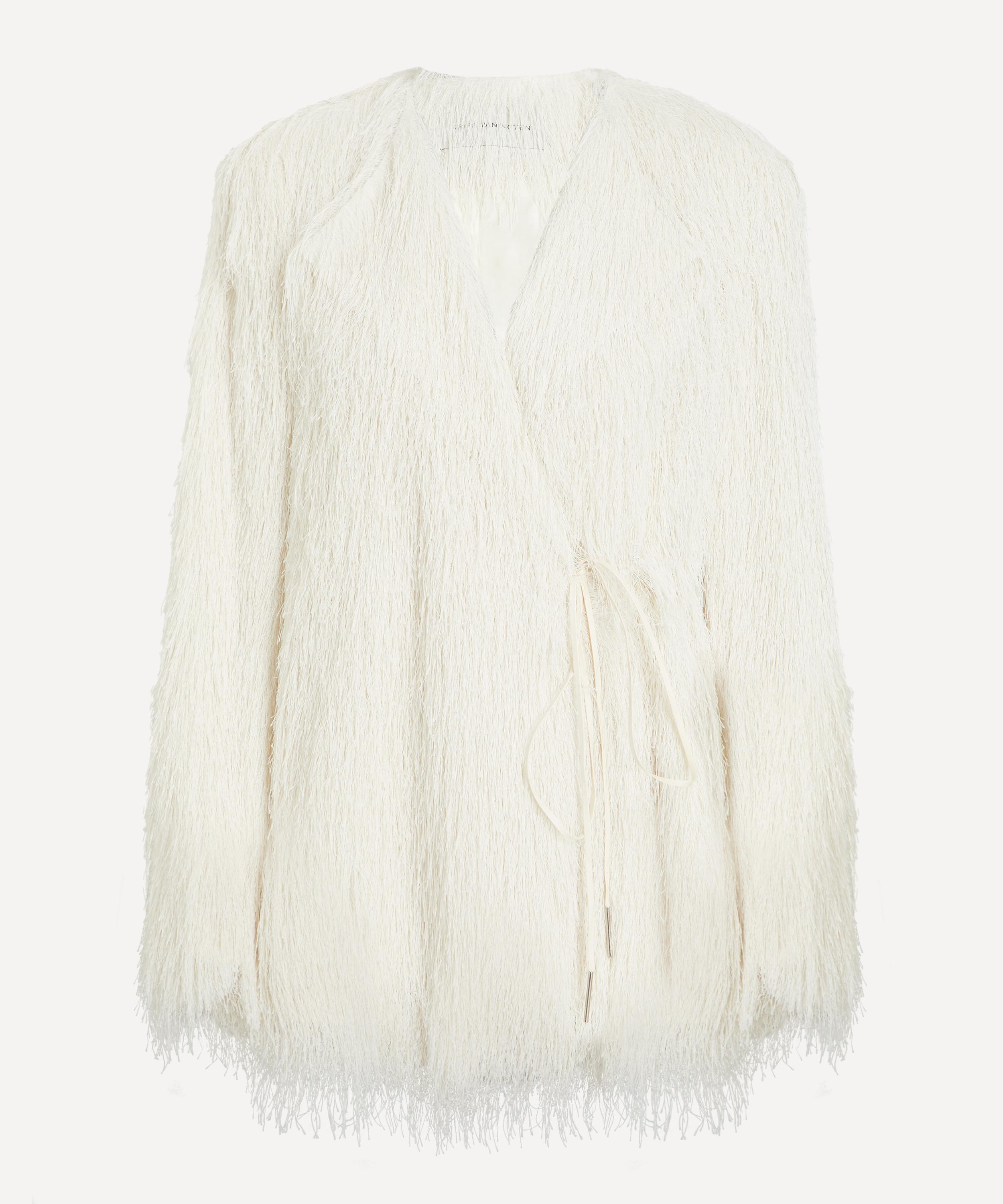 Dries Van Noten - Short Fringed Coat image number 0