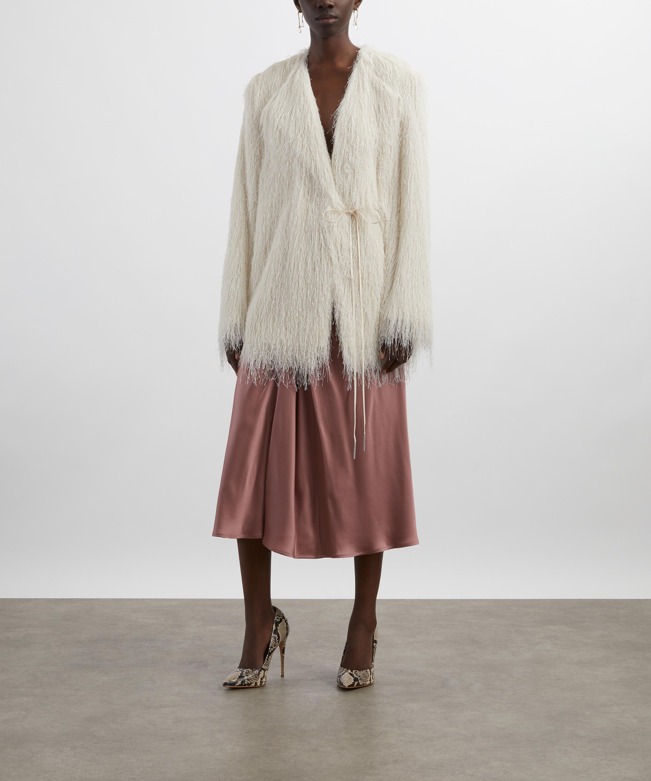 Dries Van Noten - Short Fringed Coat image number 1