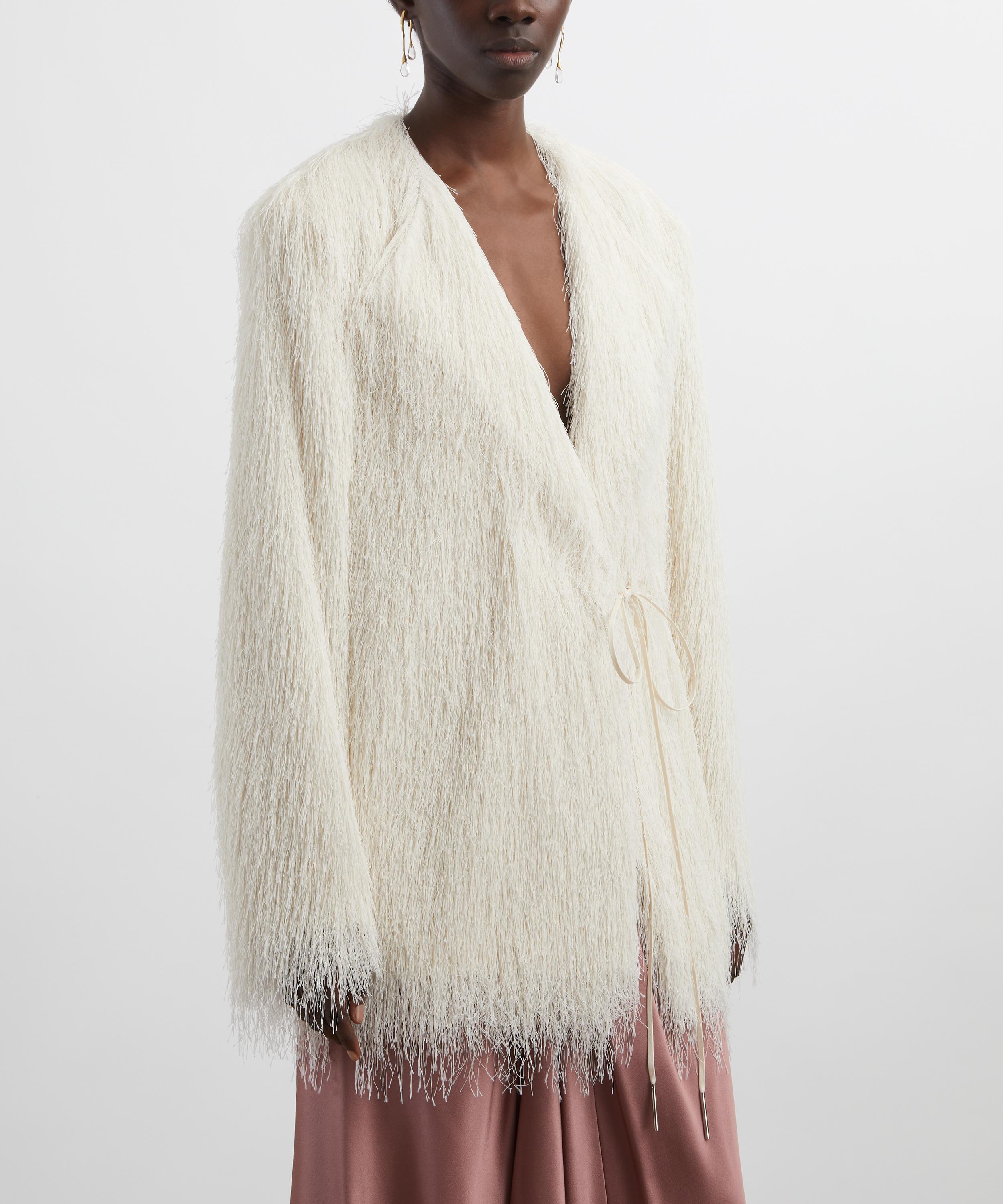 Dries Van Noten - Short Fringed Coat image number 2